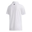 Blanc - adidas - 3 M Missoni cropped check-knit polo shirt - 5