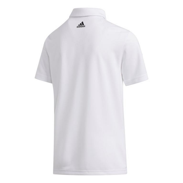 Blanc - adidas - 3 M Missoni cropped check-knit polo shirt - 5