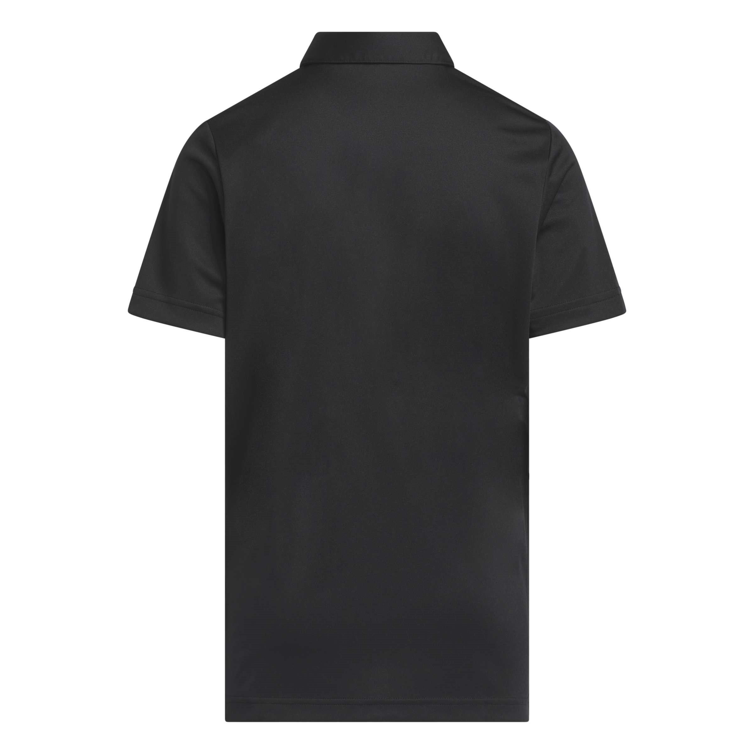 Black - adidas - 3 Stripe Polo Shirt Junior Boys - 2
