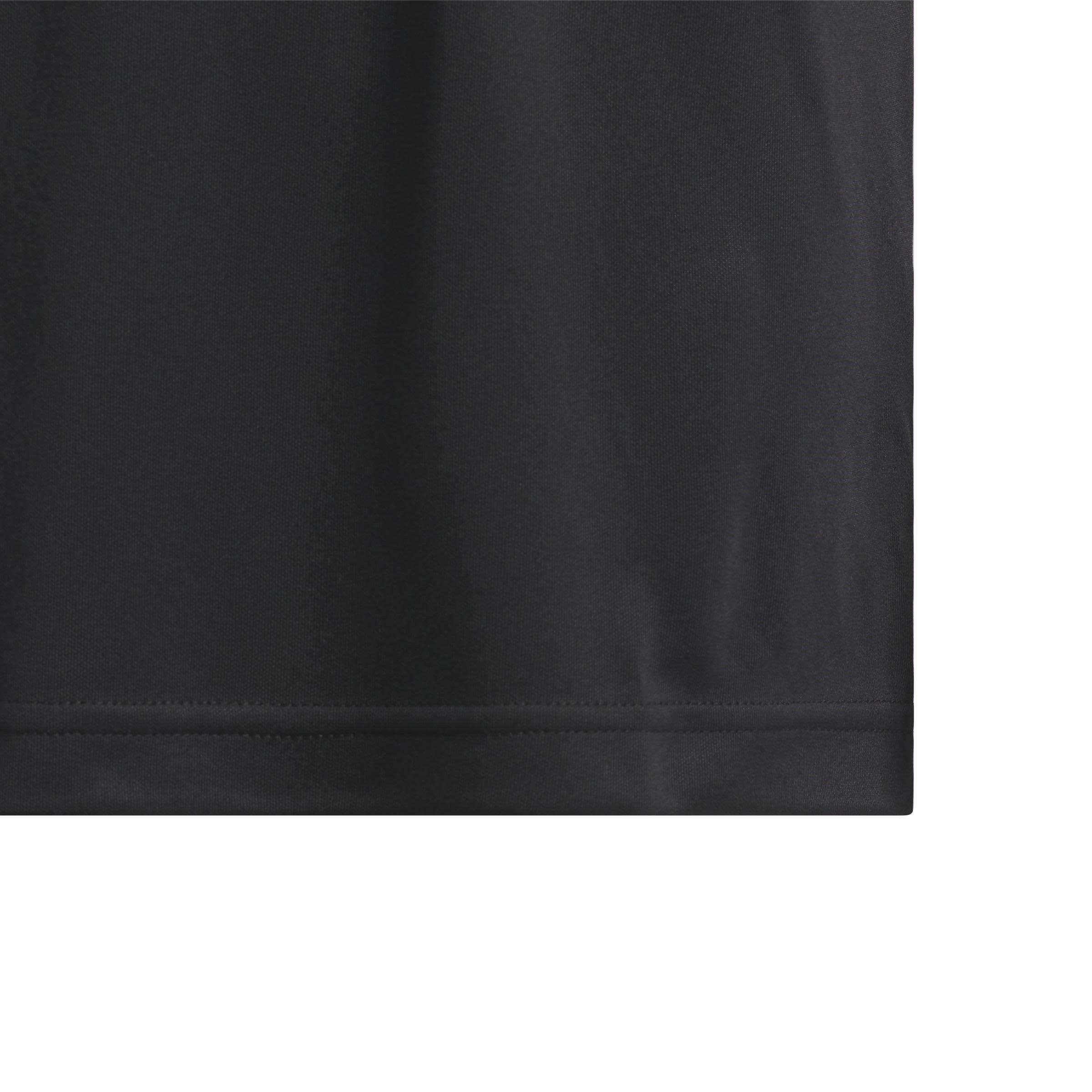 Black - adidas - 3 Stripe Polo Shirt Junior Boys - 5