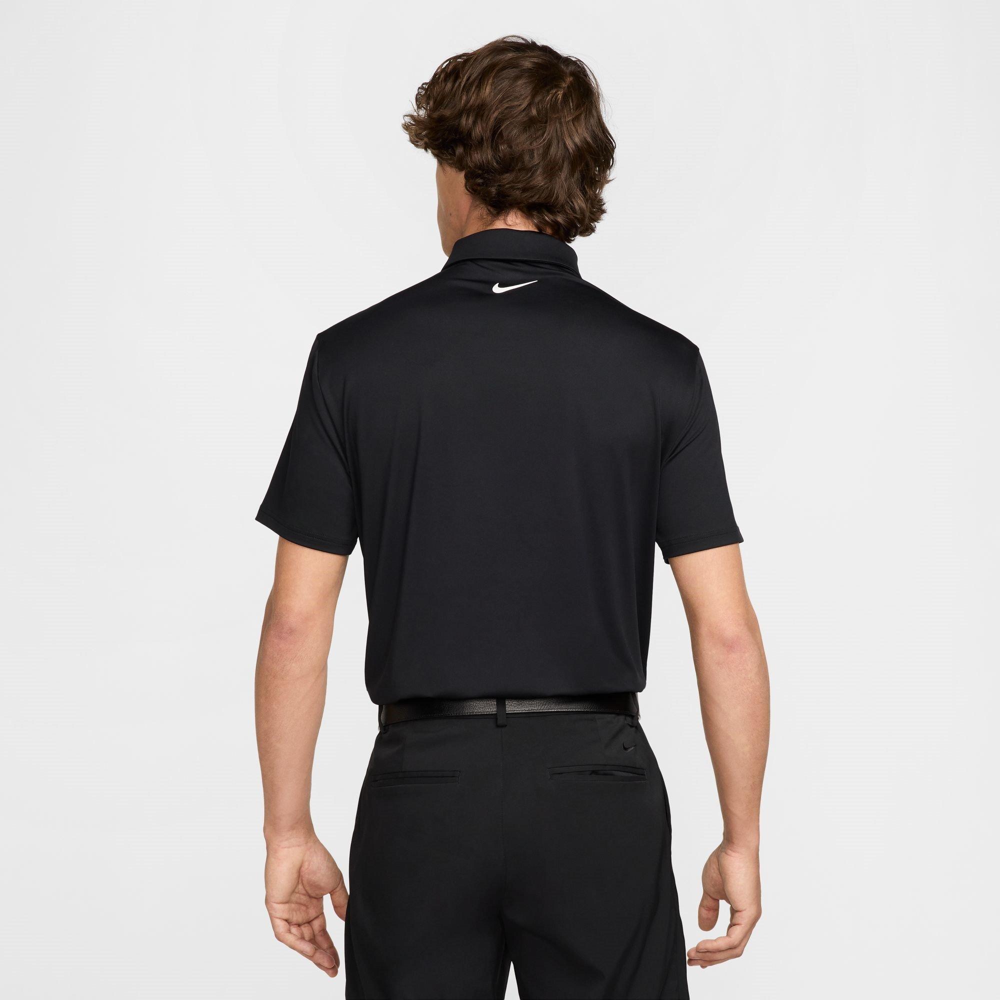 Sort/Hvid - Nike - DF Tour Solid Polo - 2
