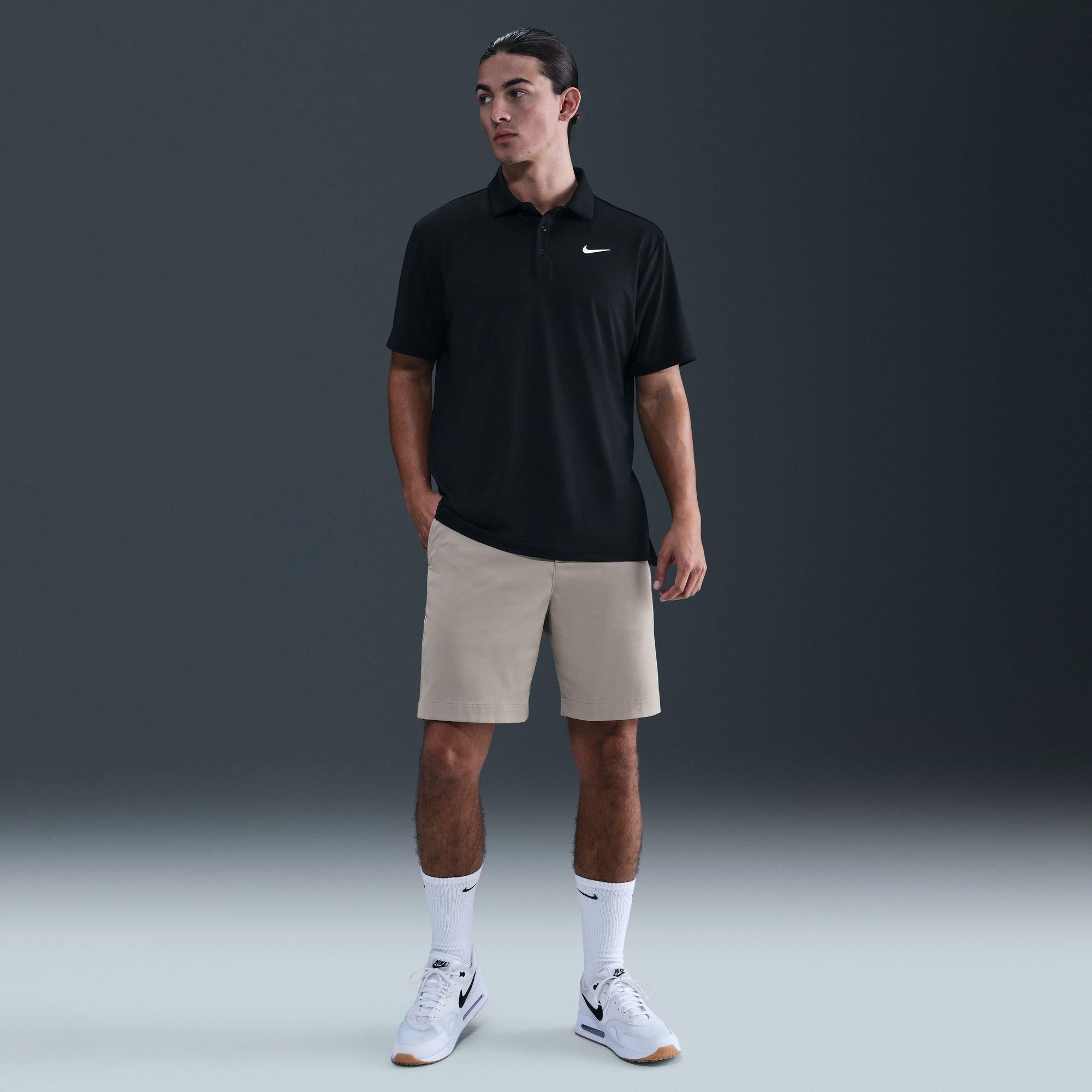 Sort/Hvid - Nike - DF Tour Solid Polo - 15