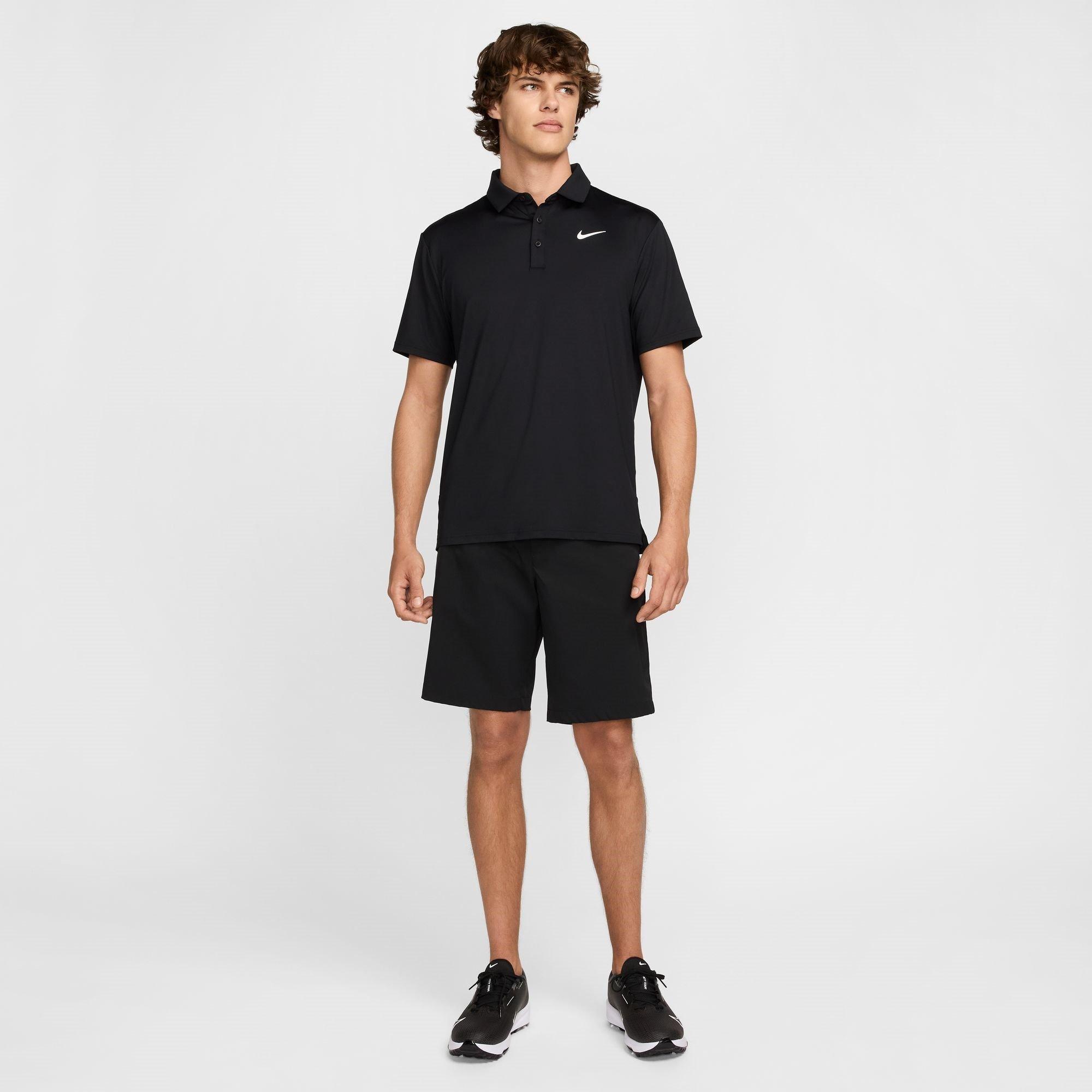 Sort/Hvid - Nike - DF Tour Solid Polo - 7