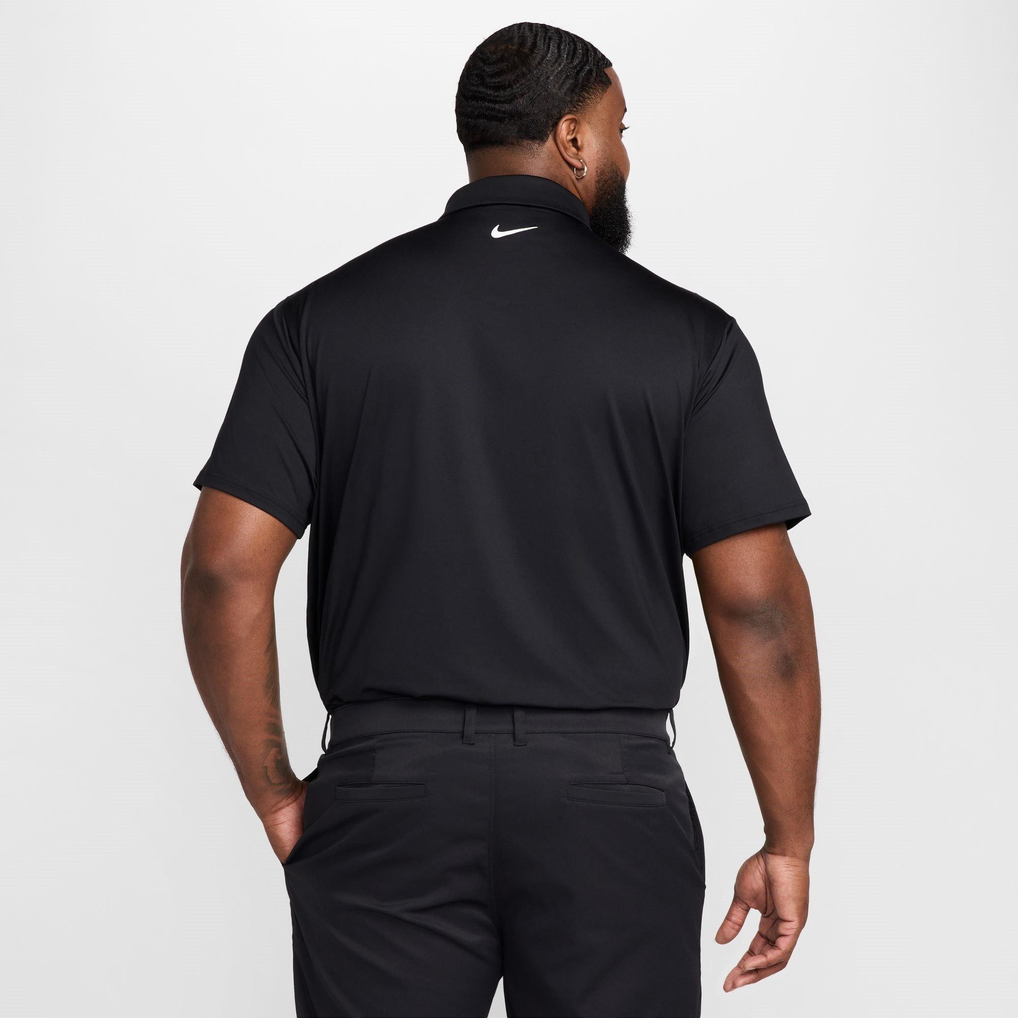Sort/Hvid - Nike - DF Tour Solid Polo - 9