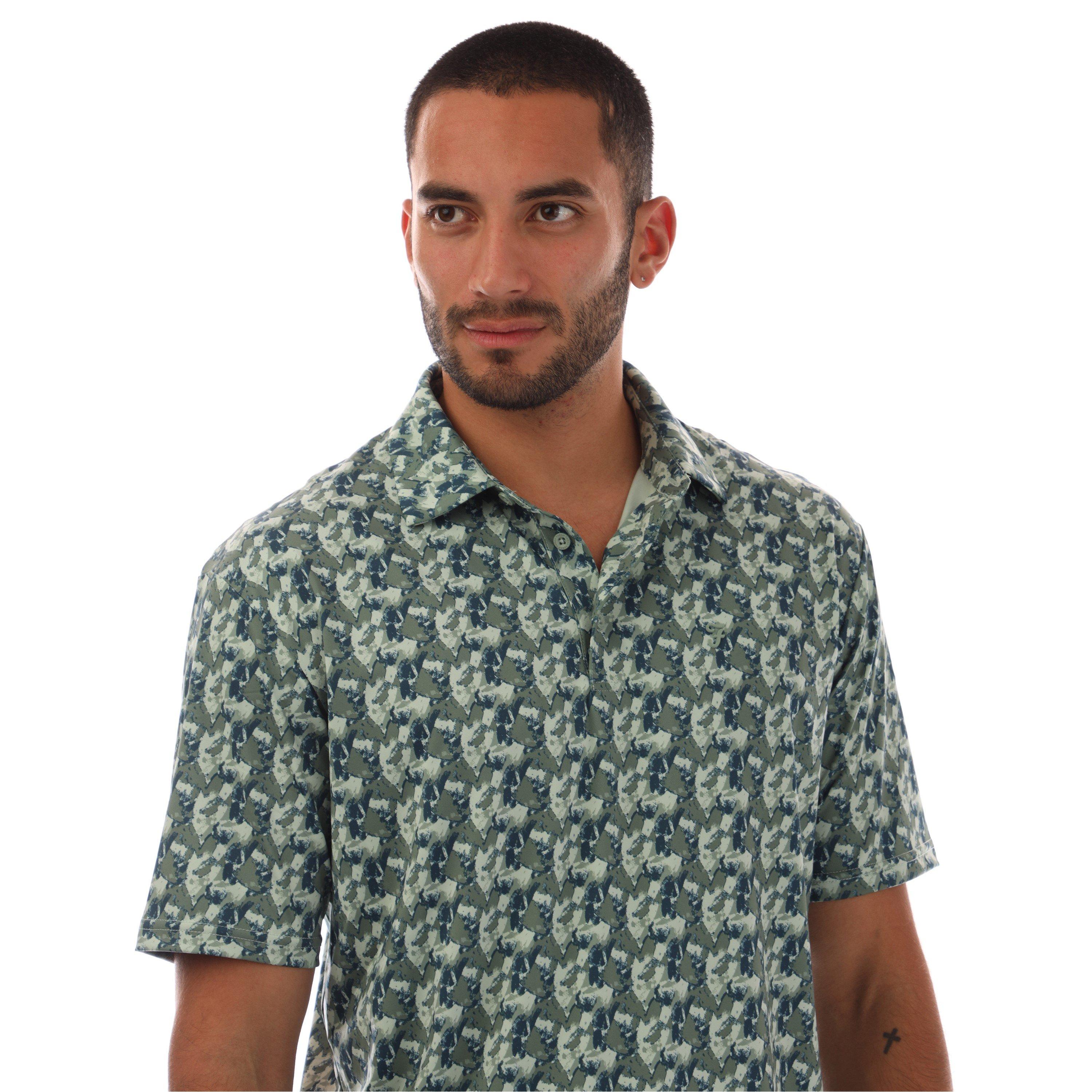 Frosty Green - Farah - Trawick Short-Sleeve Performance Polo Shirt - 2