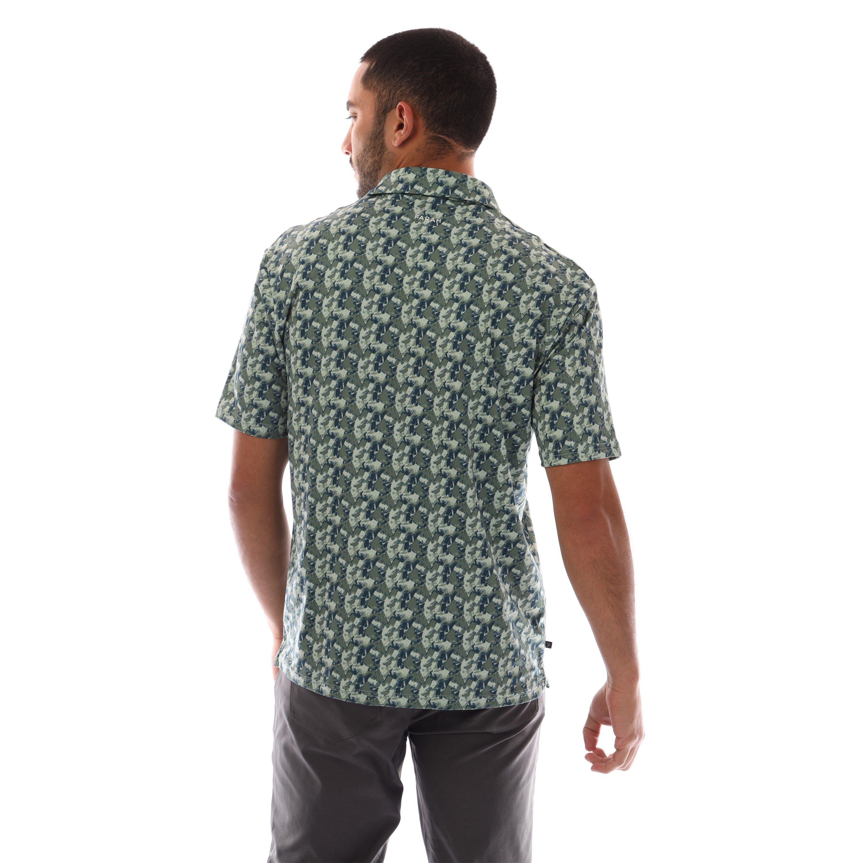 Frosty Green - Farah - Trawick Short-Sleeve Performance Polo Shirt - 3