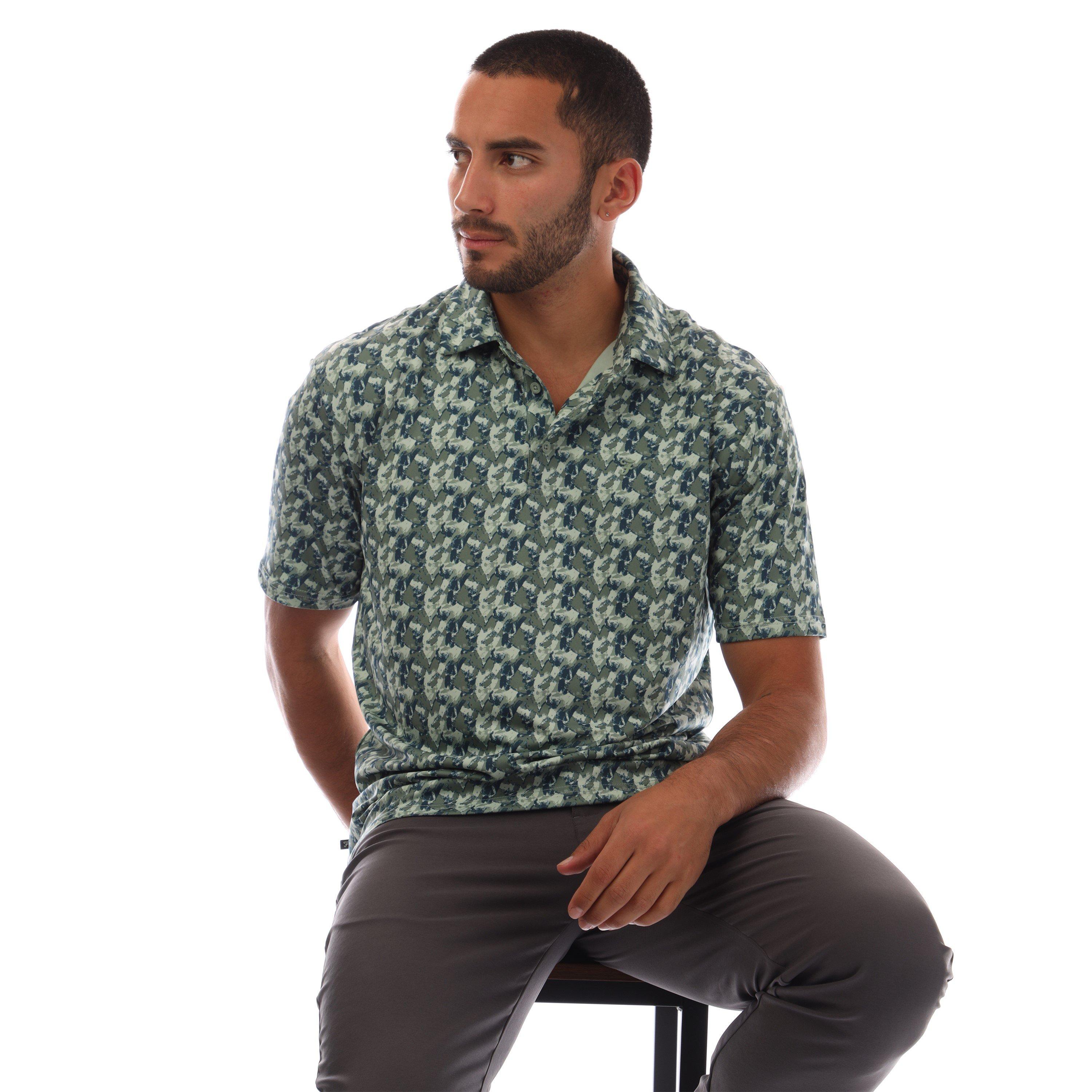 Frosty Green - Farah - Trawick Short-Sleeve Performance Polo Shirt - 4