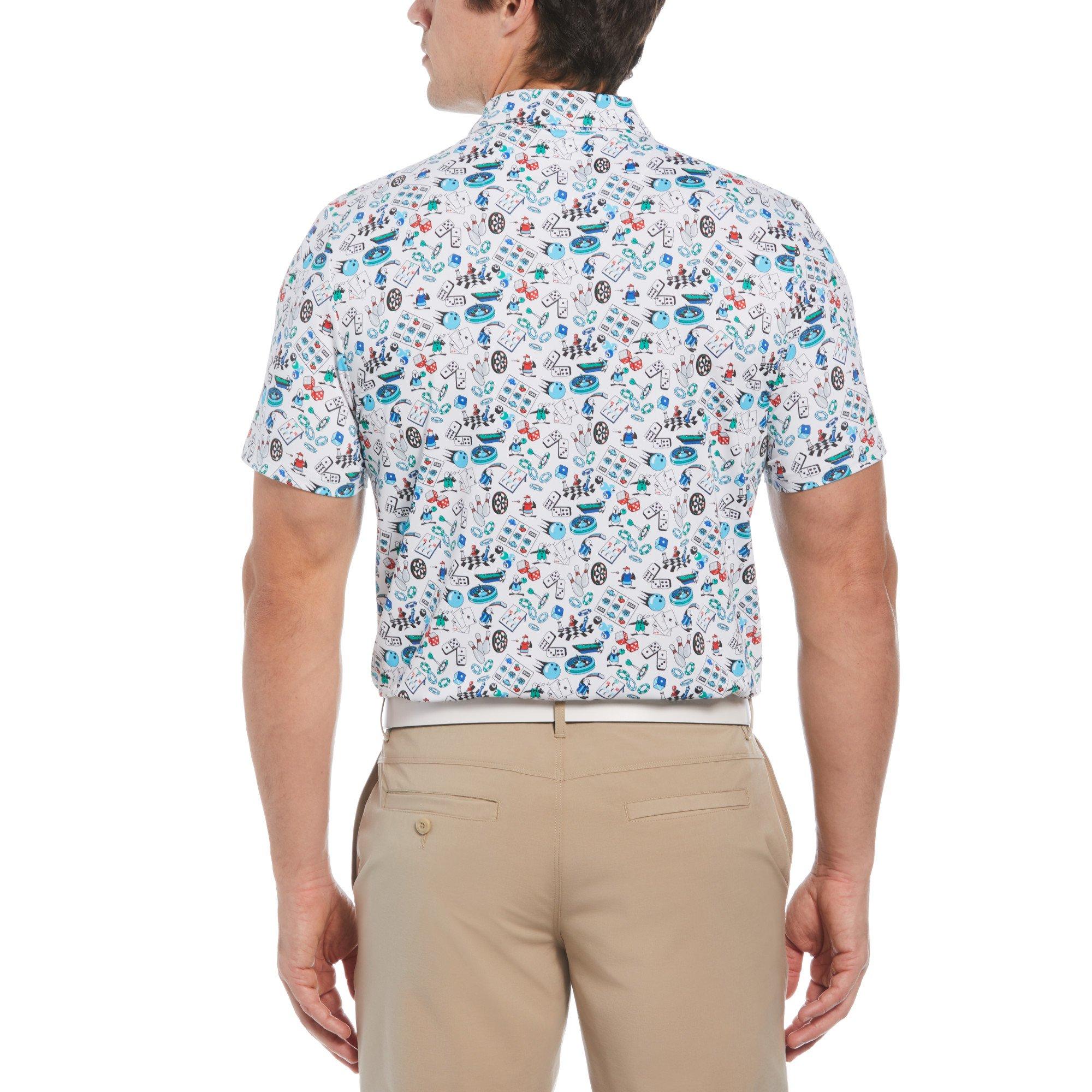 Strahlendes Weiß - Original Penguin Golf - PG Alovr Novelty Short-Sleeve Performance Polo Shirt - 2