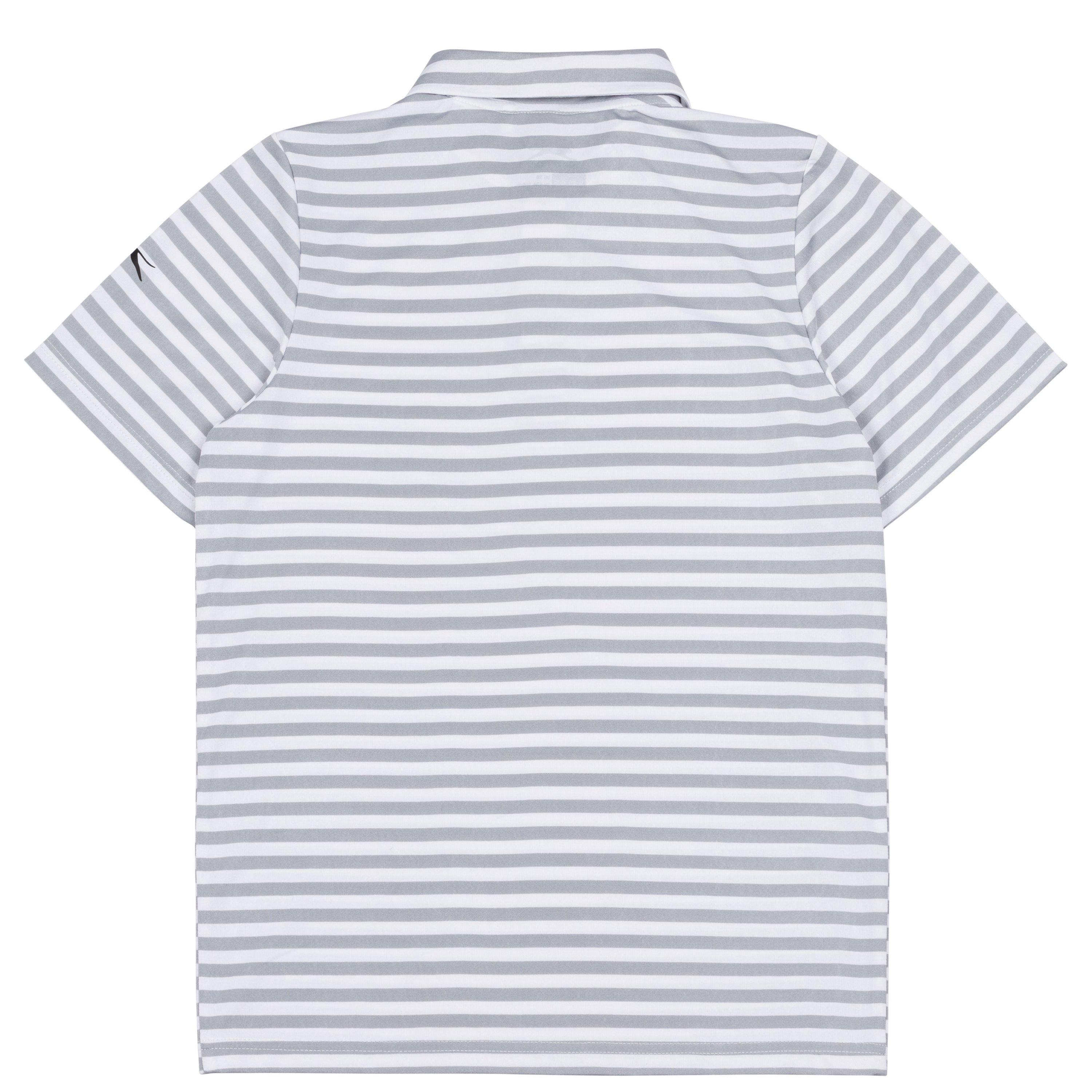 White - Slazenger - Stripe Polo Shirt Junior - 2