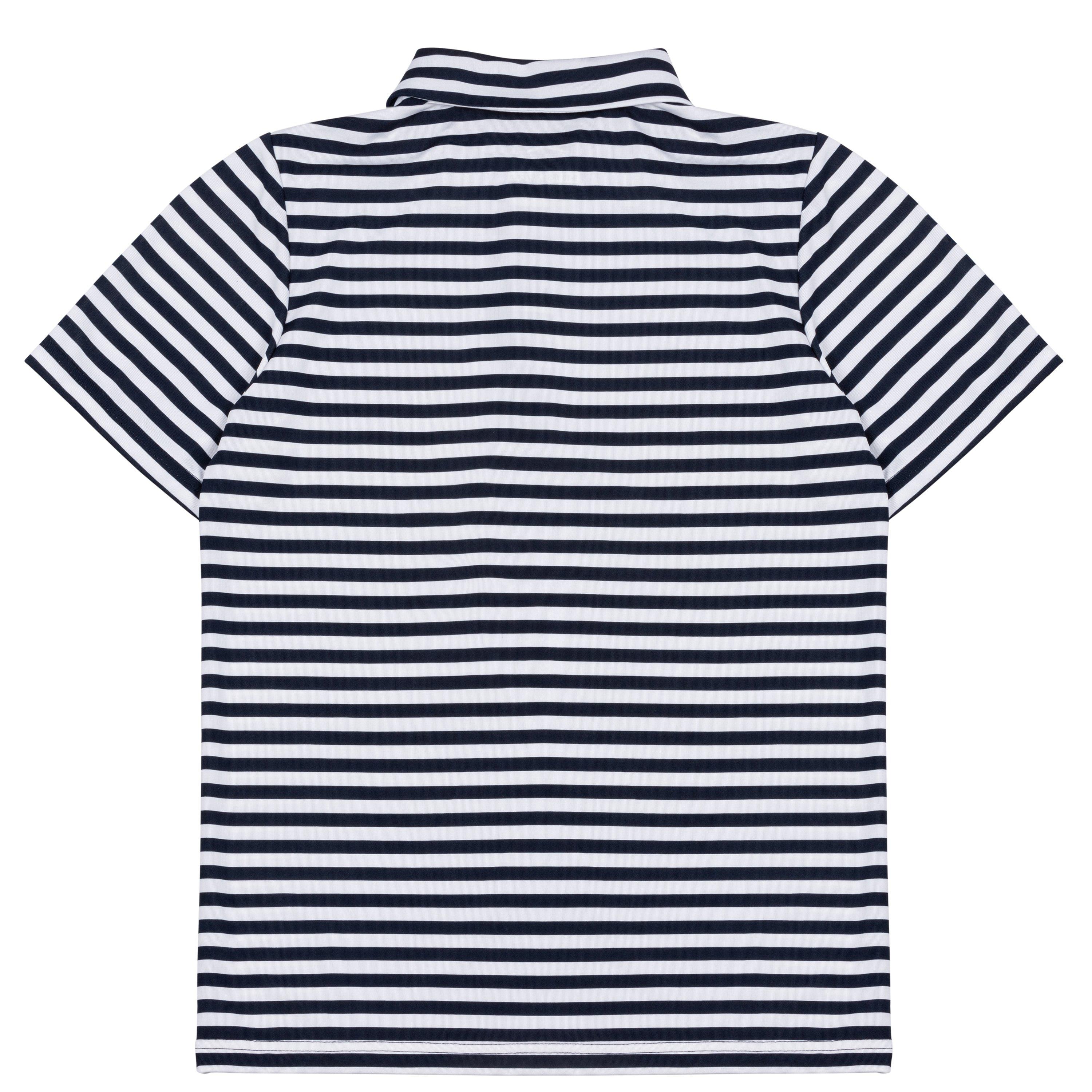 Navy - Slazenger - Stripe Polo Shirt Junior - 2