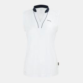 Slazenger Sleeveless Polo Shirt Womens