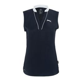 Slazenger Sleeveless Polo Shirt Womens