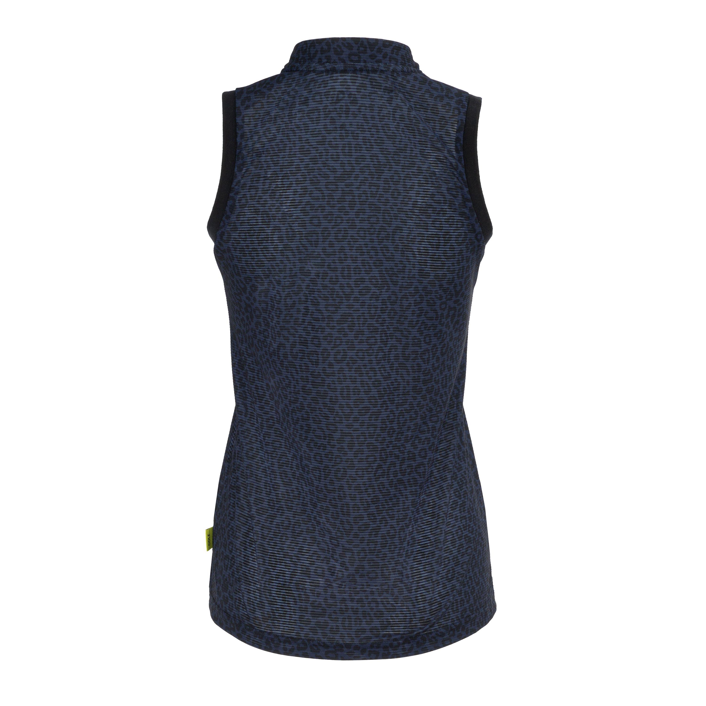 Schwarz - Slazenger - Zip Sleeveless Polo - 2