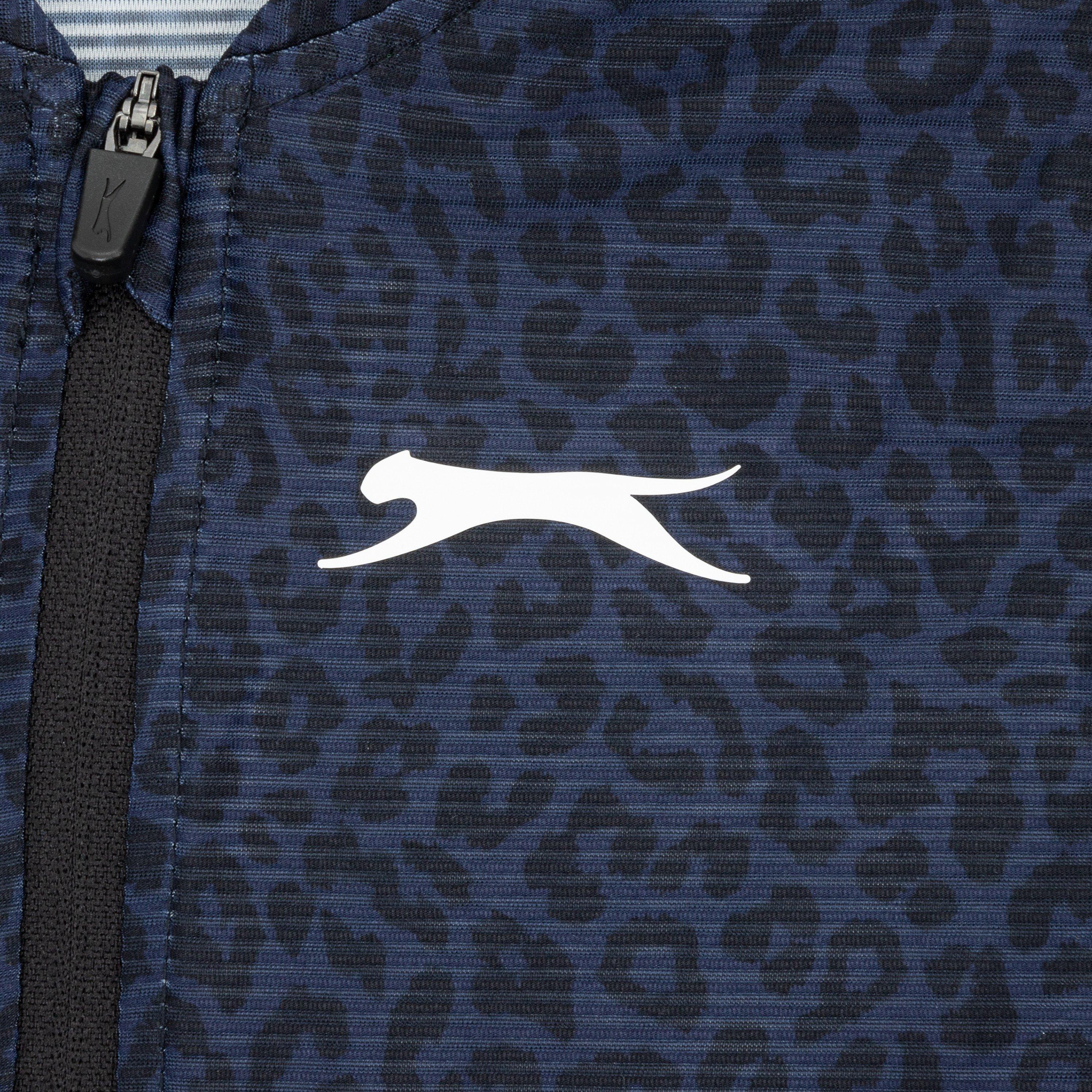 Schwarz - Slazenger - Zip Sleeveless Polo - 4