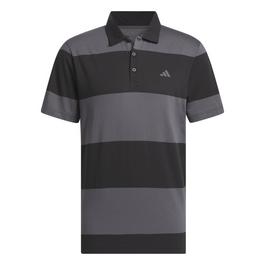 adidas Colourblock Rugby Stripe Polo Shirt Mens