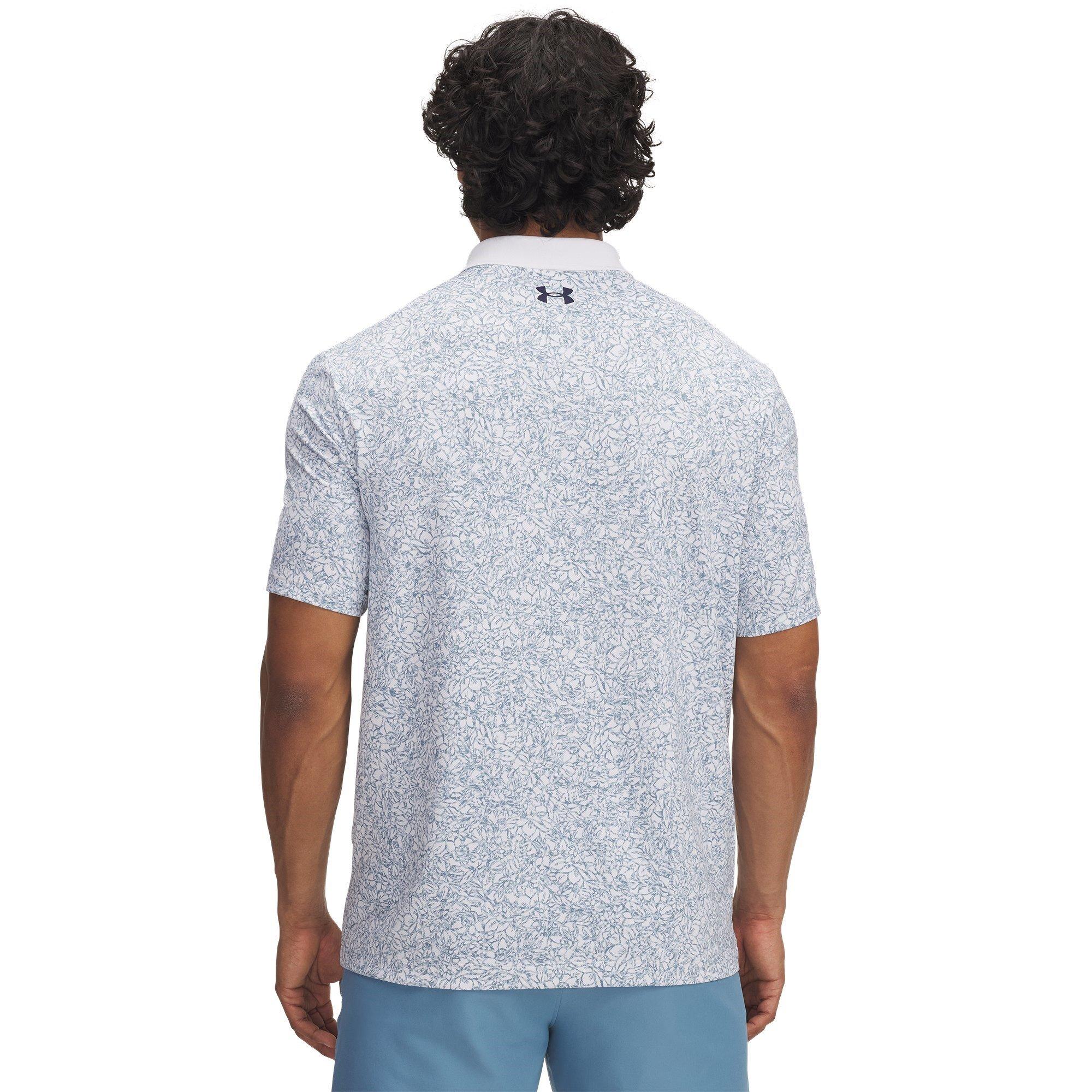 Bijela - Under Armour - Men's Printed Short-Sleeve Performance Polo Shirt - 2