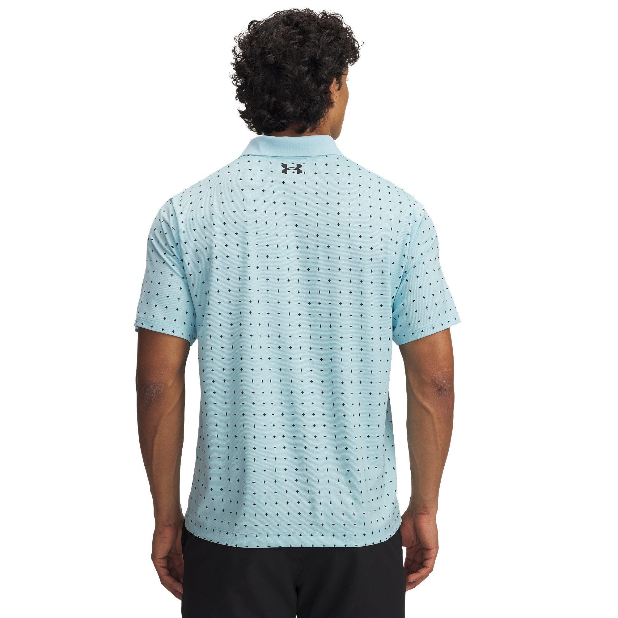 Midnight Navy - Under Armour - Printed Short-Sleeve Performance Polo Shirt - 2