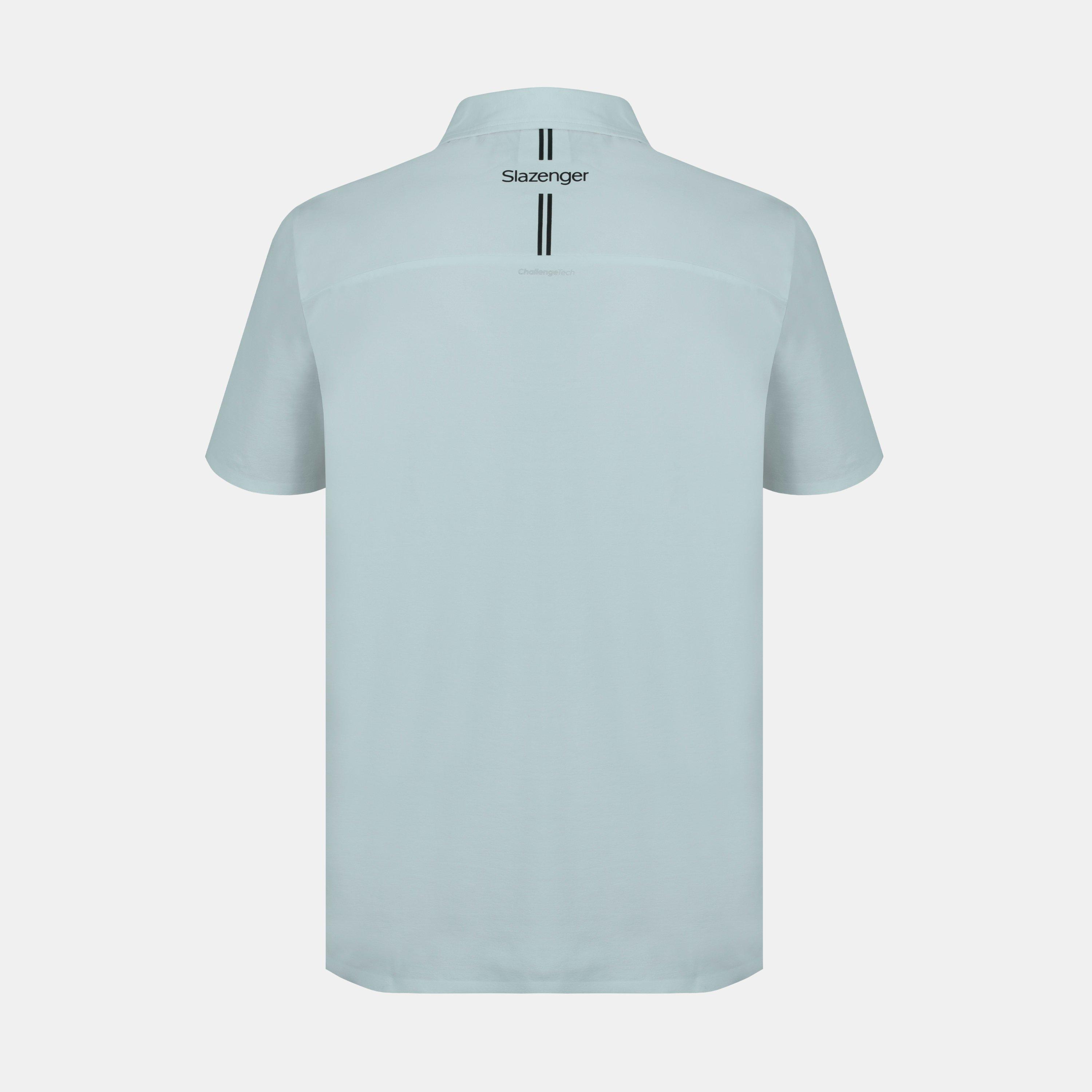 Sivo - Slazenger - Men's Slagenzer Golf Short Sleeve Performance Polo Shirt - 3