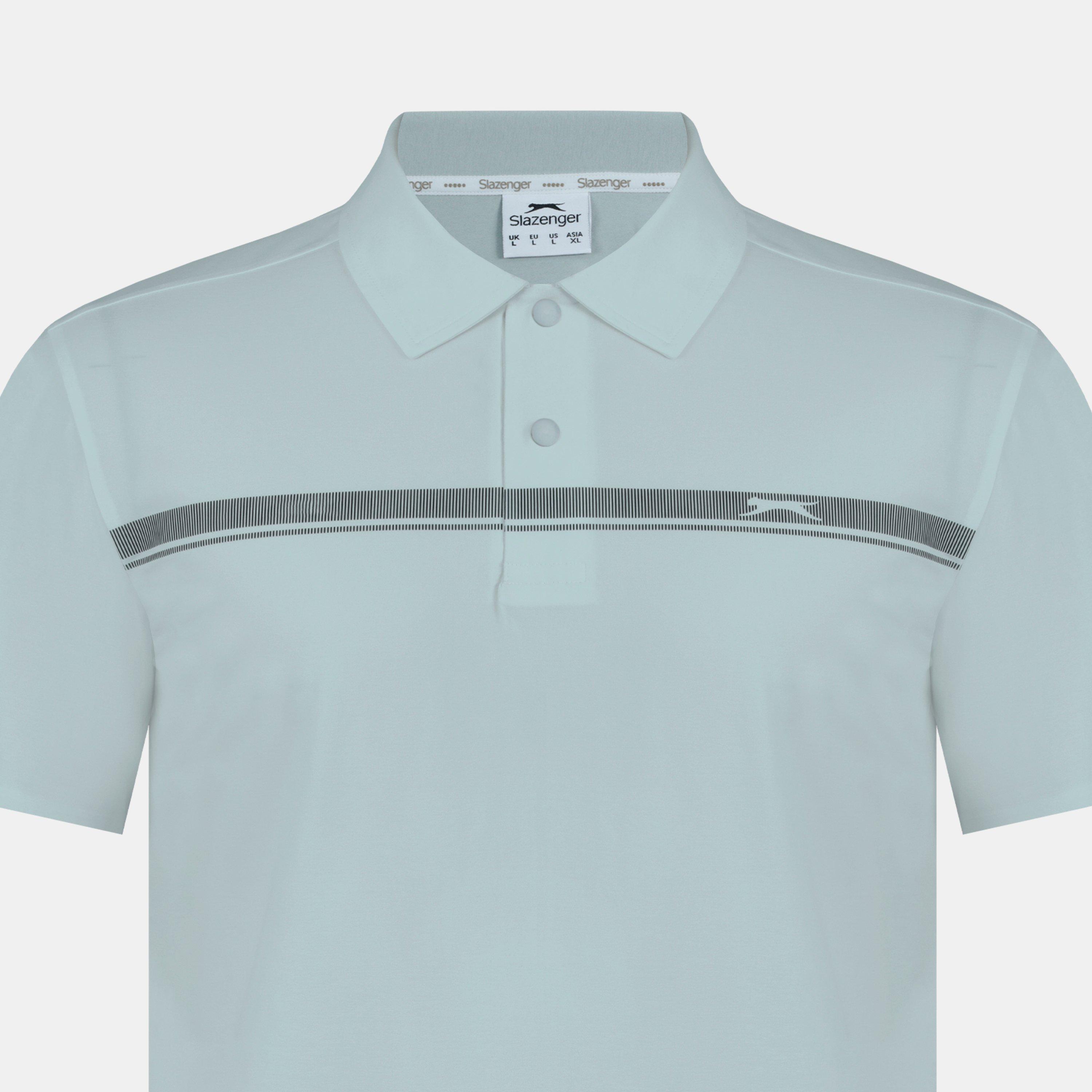 Sivo - Slazenger - Men's Slagenzer Golf Short Sleeve Performance Polo Shirt - 4