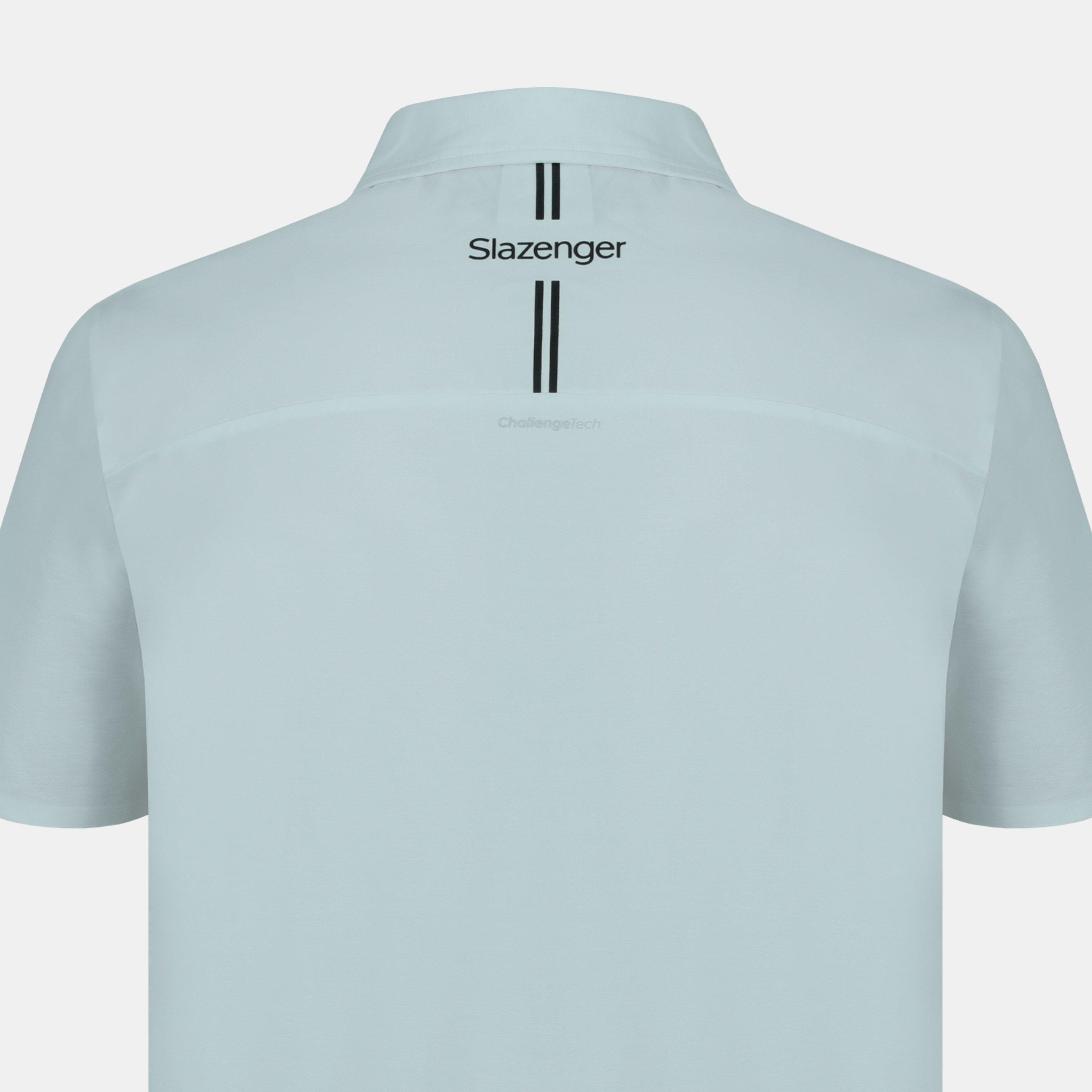 Sivo - Slazenger - Men's Slagenzer Golf Short Sleeve Performance Polo Shirt - 6