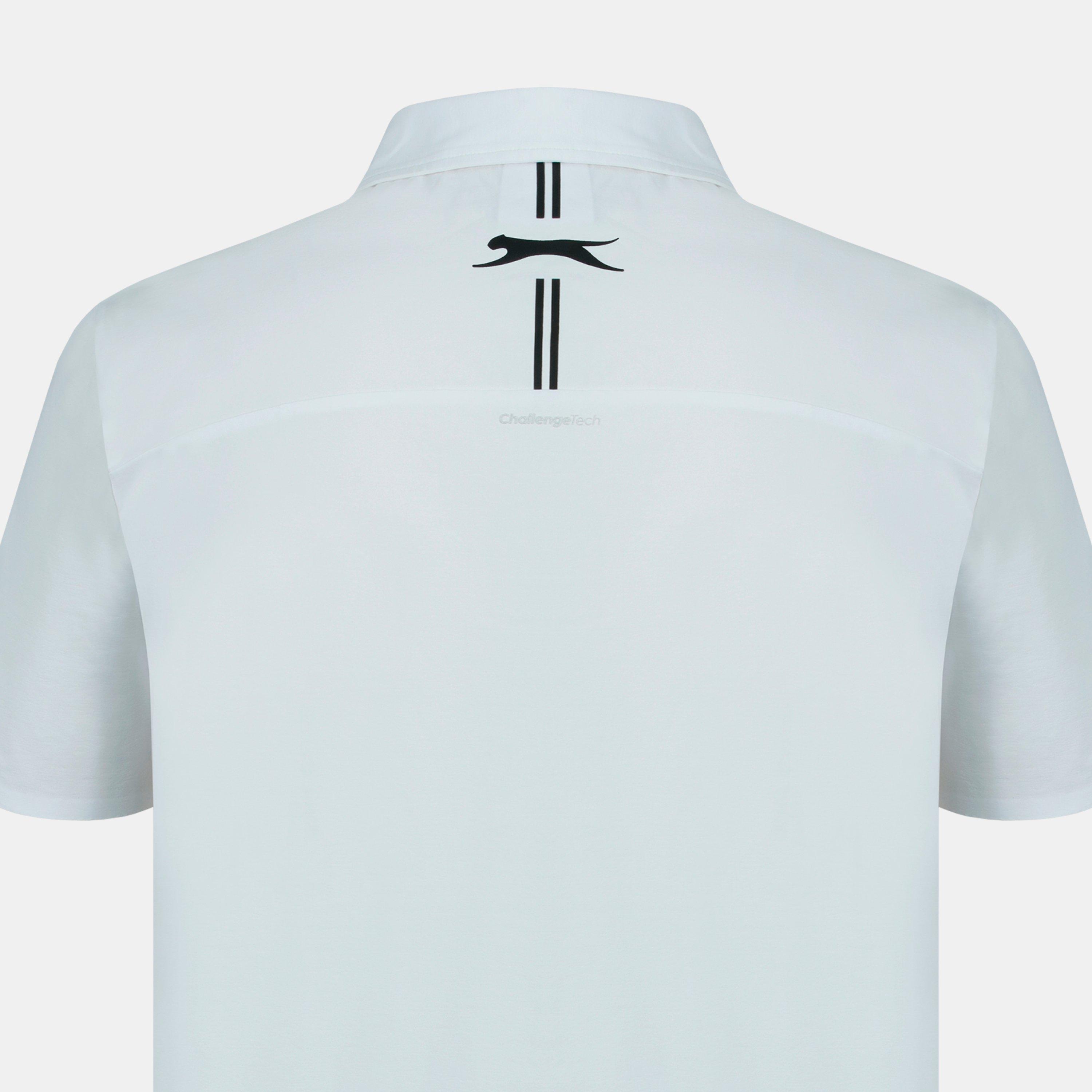White - Slazenger - Men's Slagenzer Golf Short Sleeve Performance Polo Shirt - 6