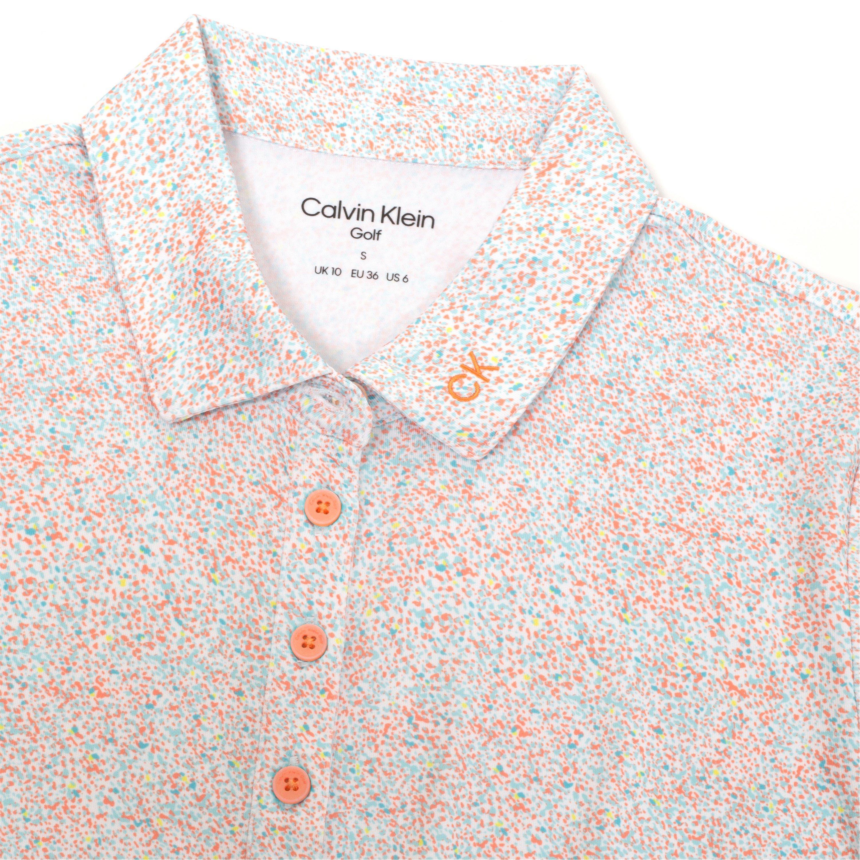 Coral - Calvin Klein Golf - Short-Sleeve Performance Polo Shirt - 7