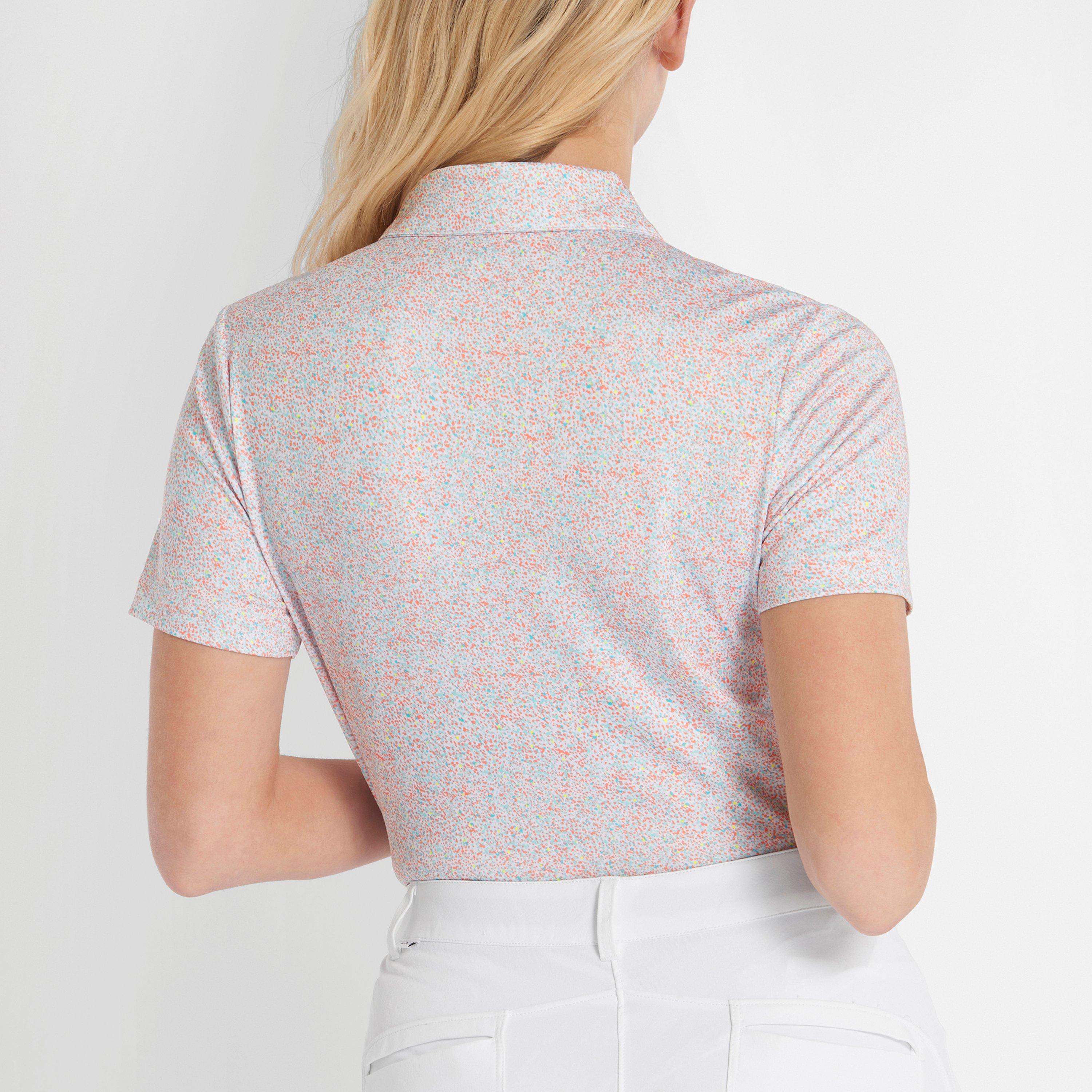 Coral - Calvin Klein Golf - Short-Sleeve Performance Polo Shirt - 3