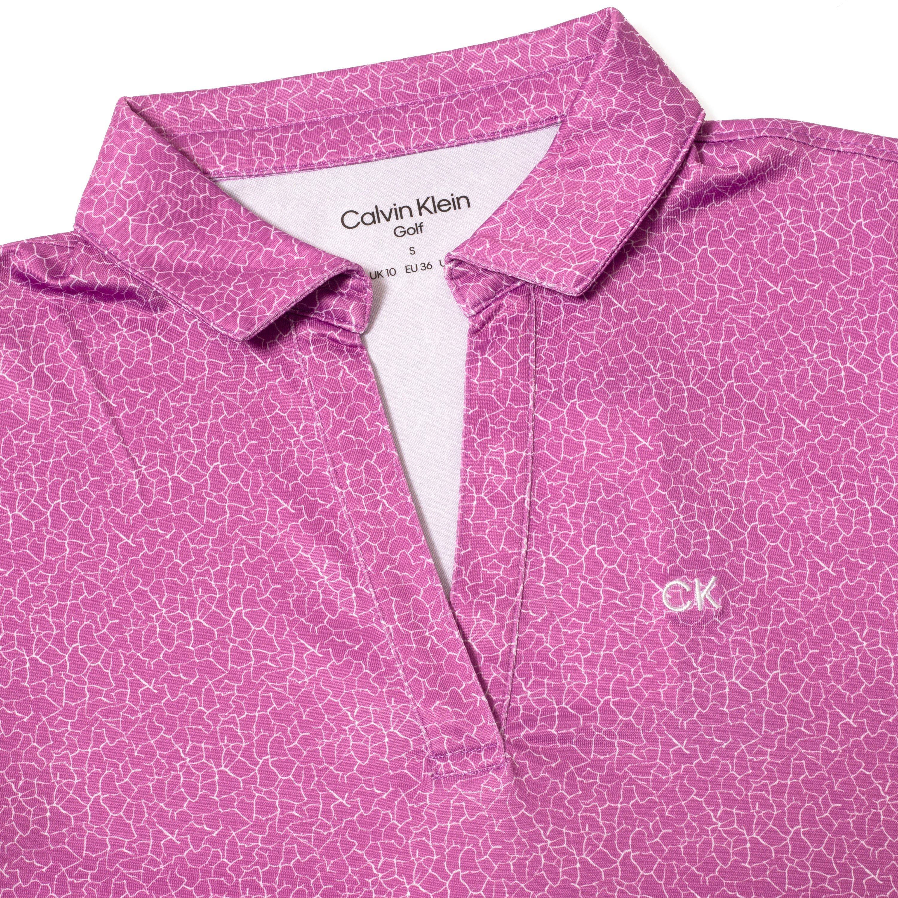 Orchidee Weiß - Calvin Klein Golf - Women's Short-Sleeve Performance Polo Shirt - 7