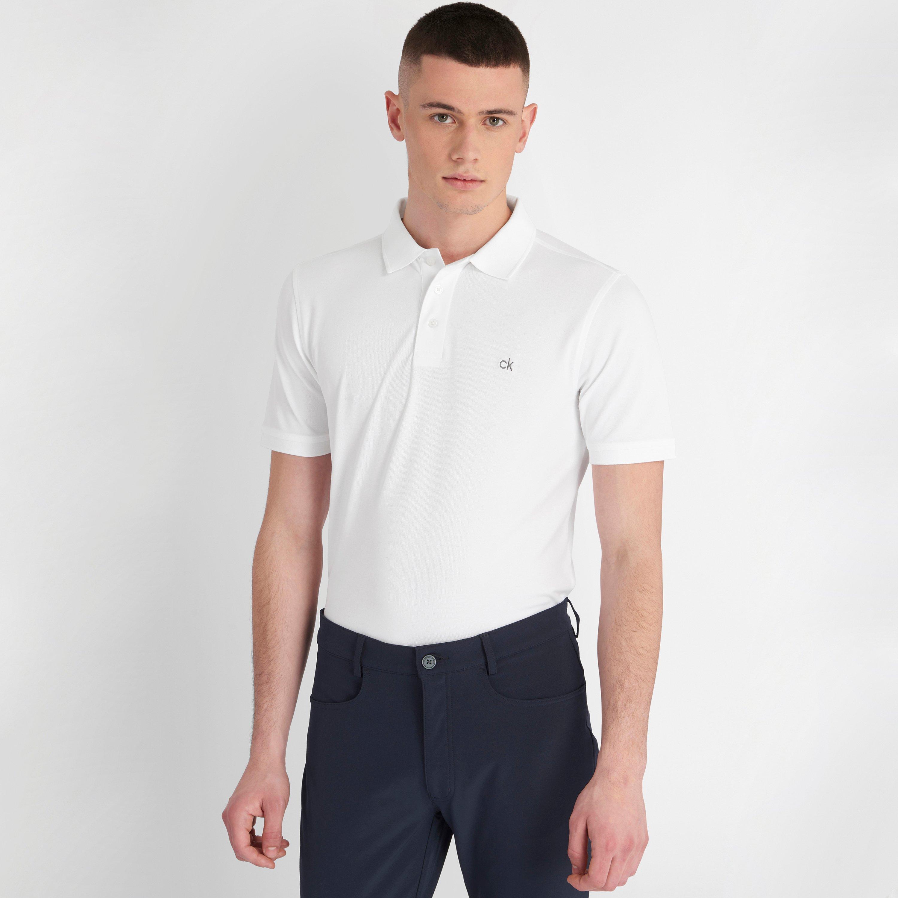 White - Calvin Klein Golf - Planet Polo Shirt - 3