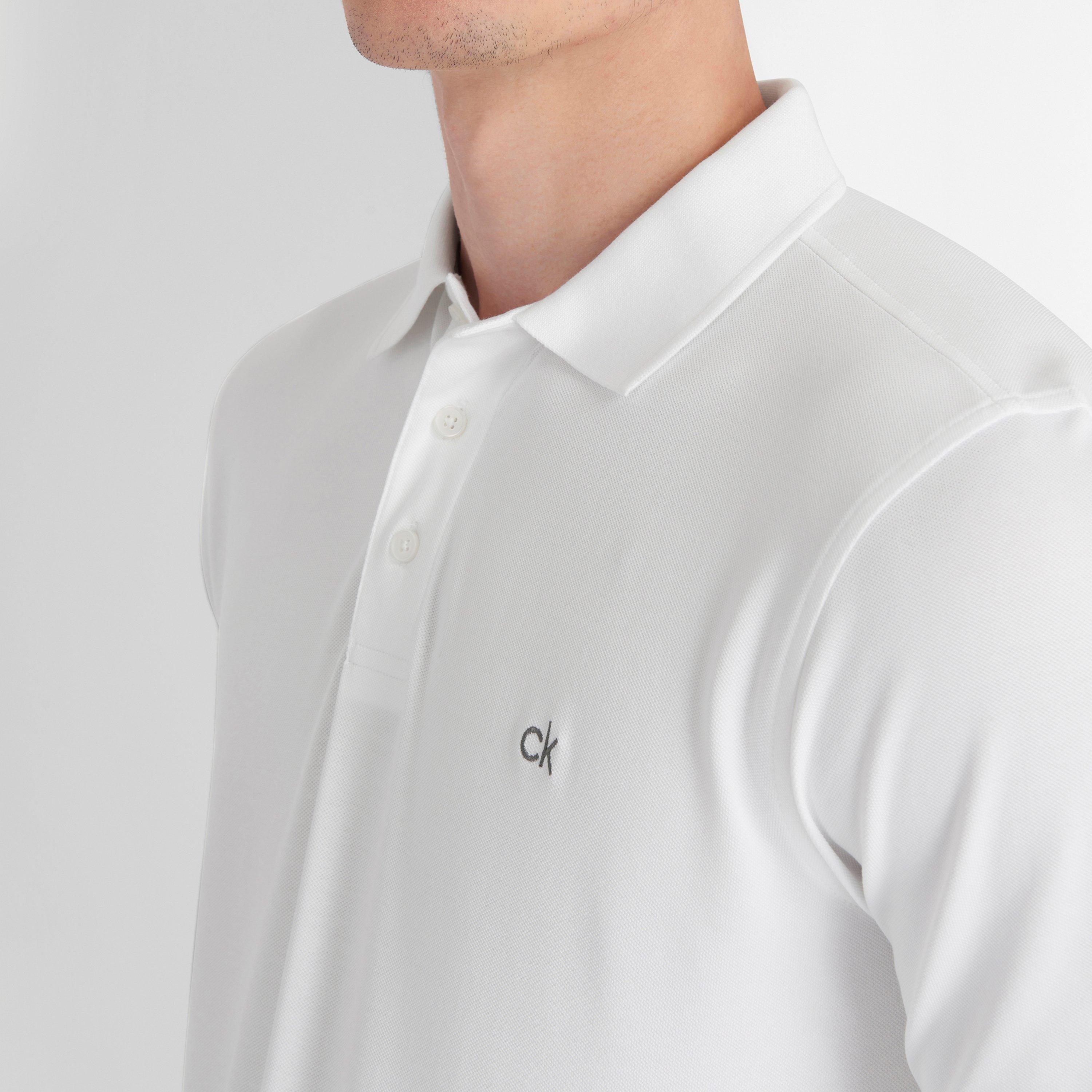 White - Calvin Klein Golf - Planet Polo Shirt - 5