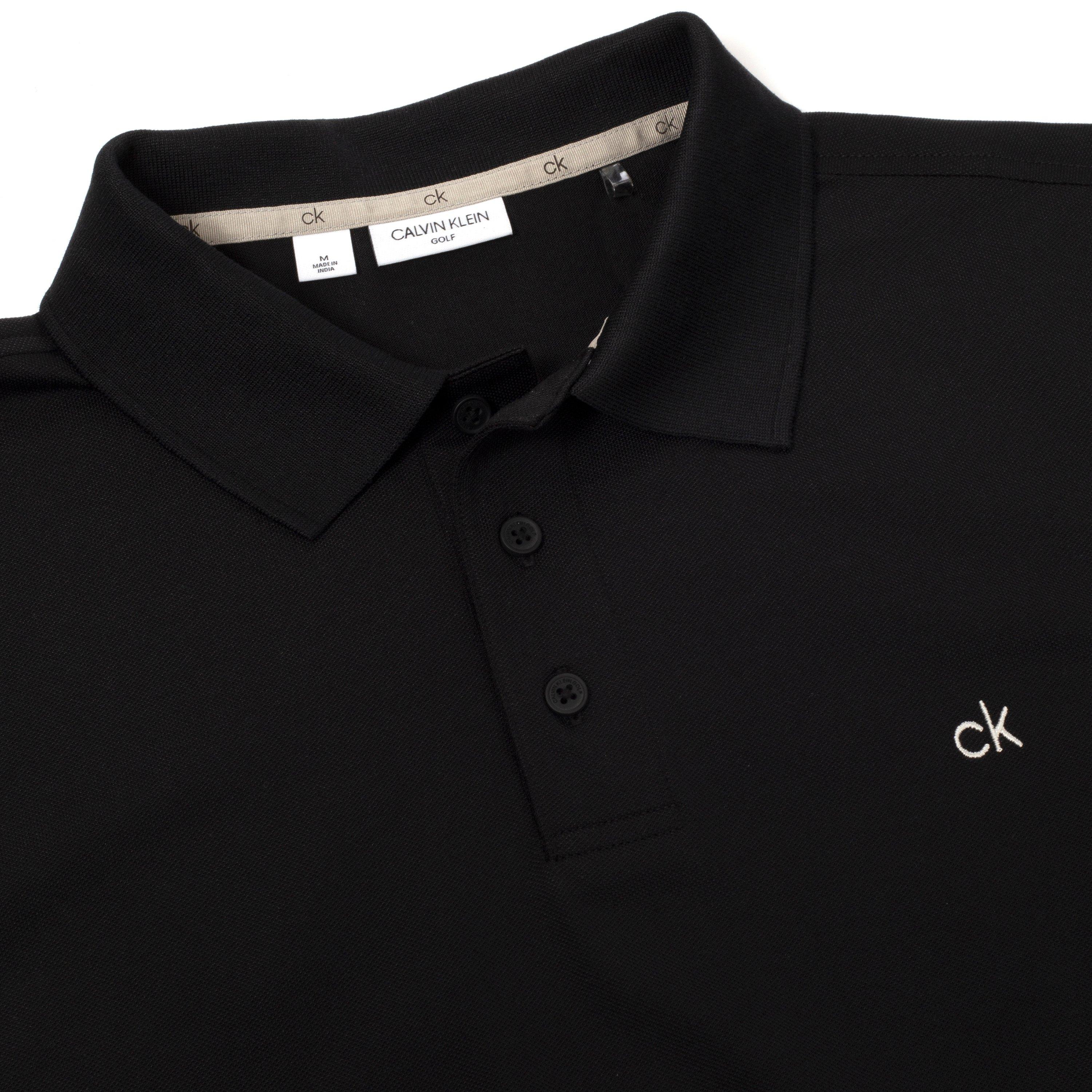 Schwarz - Calvin Klein Golf - Planet Polo Shirt - 8