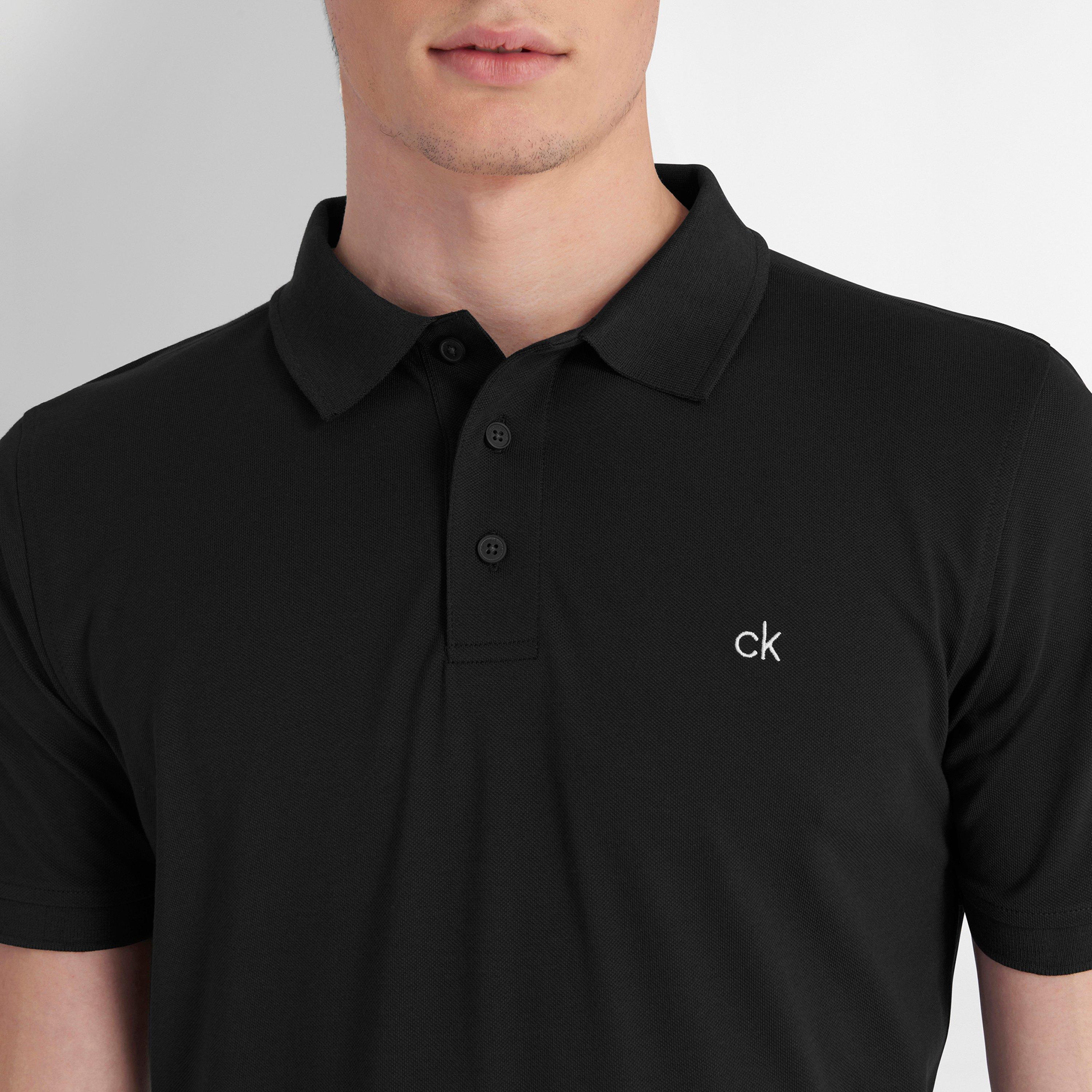 Schwarz - Calvin Klein Golf - Planet Polo Shirt - 5