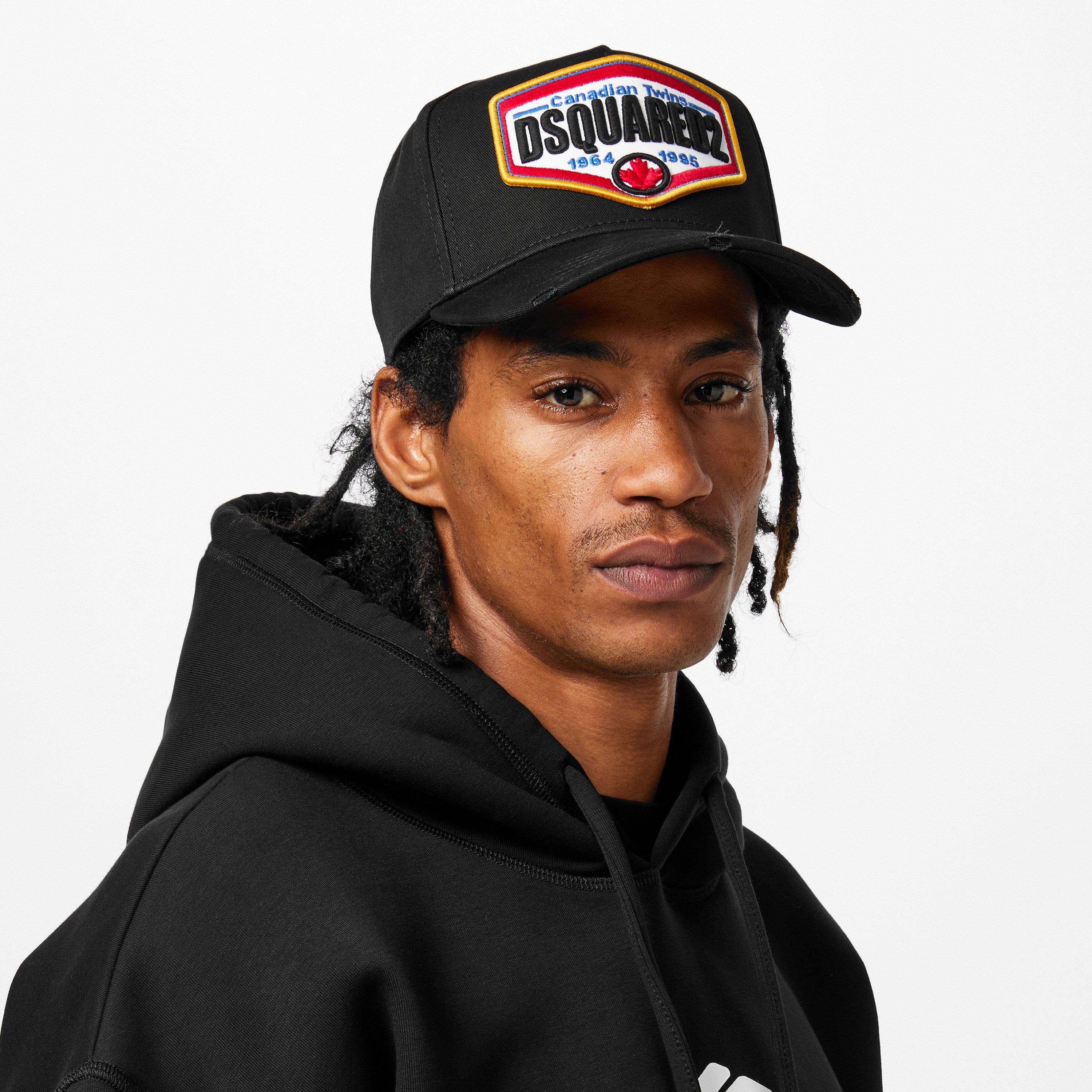 Black - DSquared2 - Men's Canada Twins Baseball Cap - 2