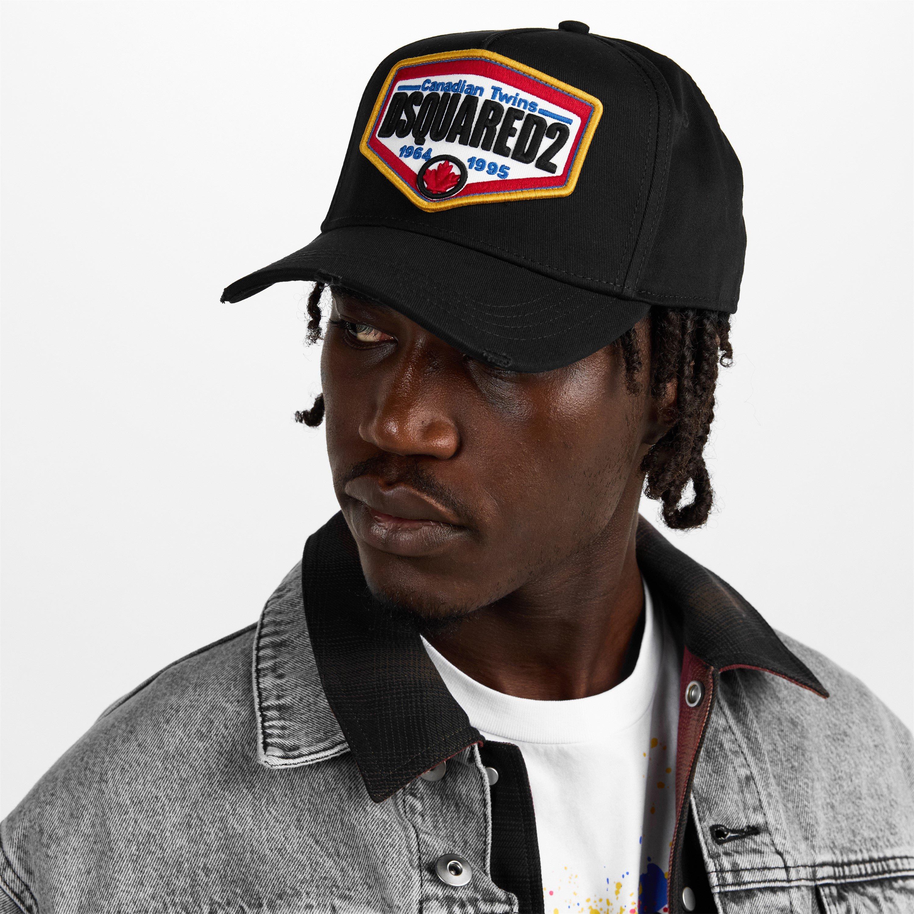 Black - DSquared2 - Men's Canada Twins Baseball Cap - 3
