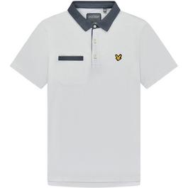 Black cotton cotton-blend t-shirt from featuring round neck LyleandScott Golf Polo Shirt Mens