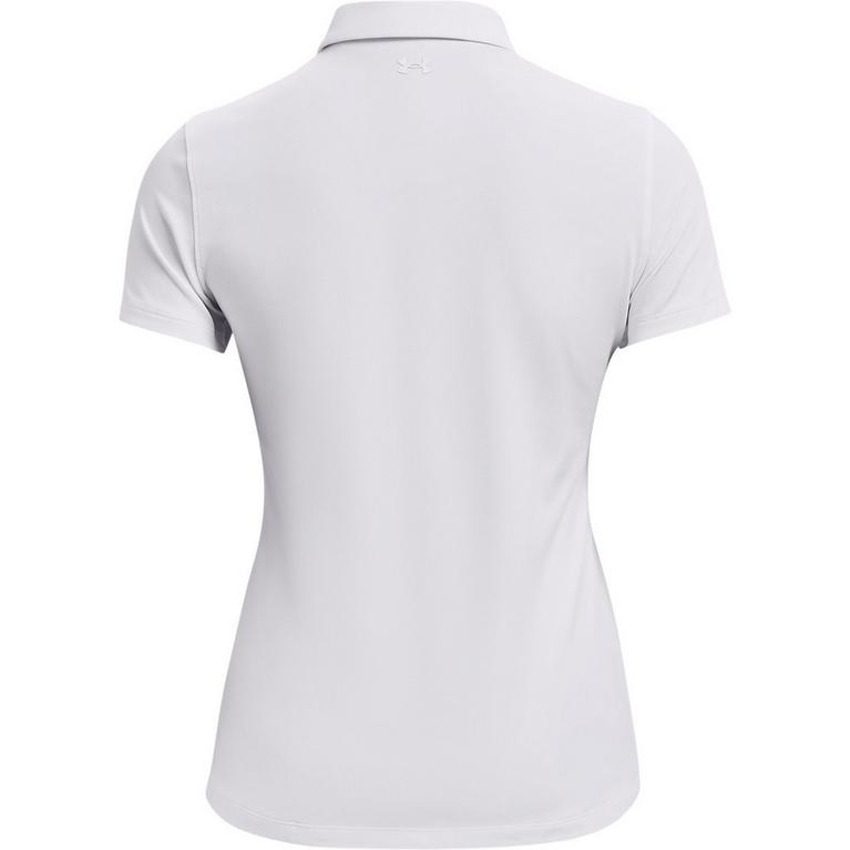 Blanc/Argenté - Under Armour - Under Zinger Short Sleeve Polo Womens - 6