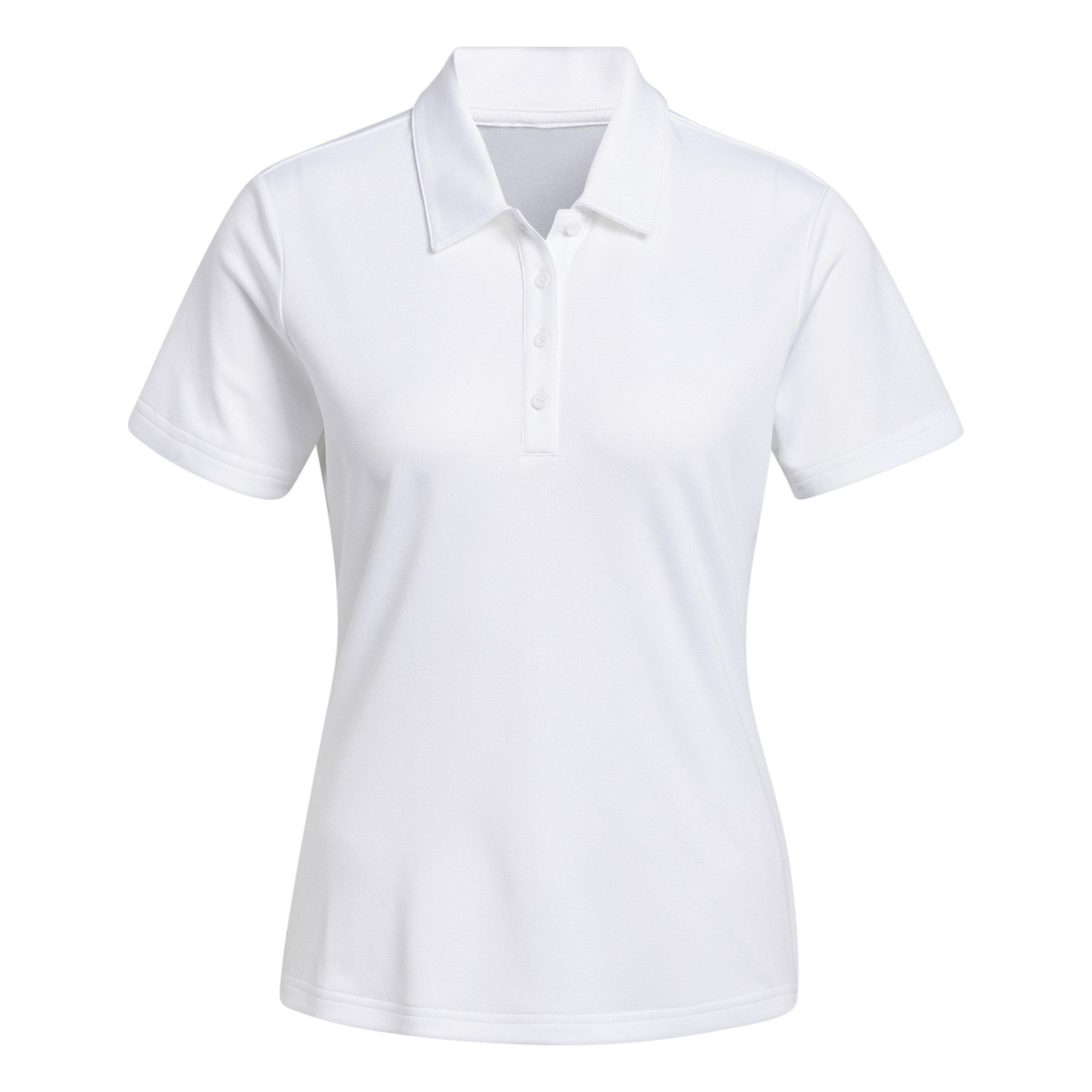 Adidas Women's Short Sleeve Performance Polo Shirt - White - 16 (XL)