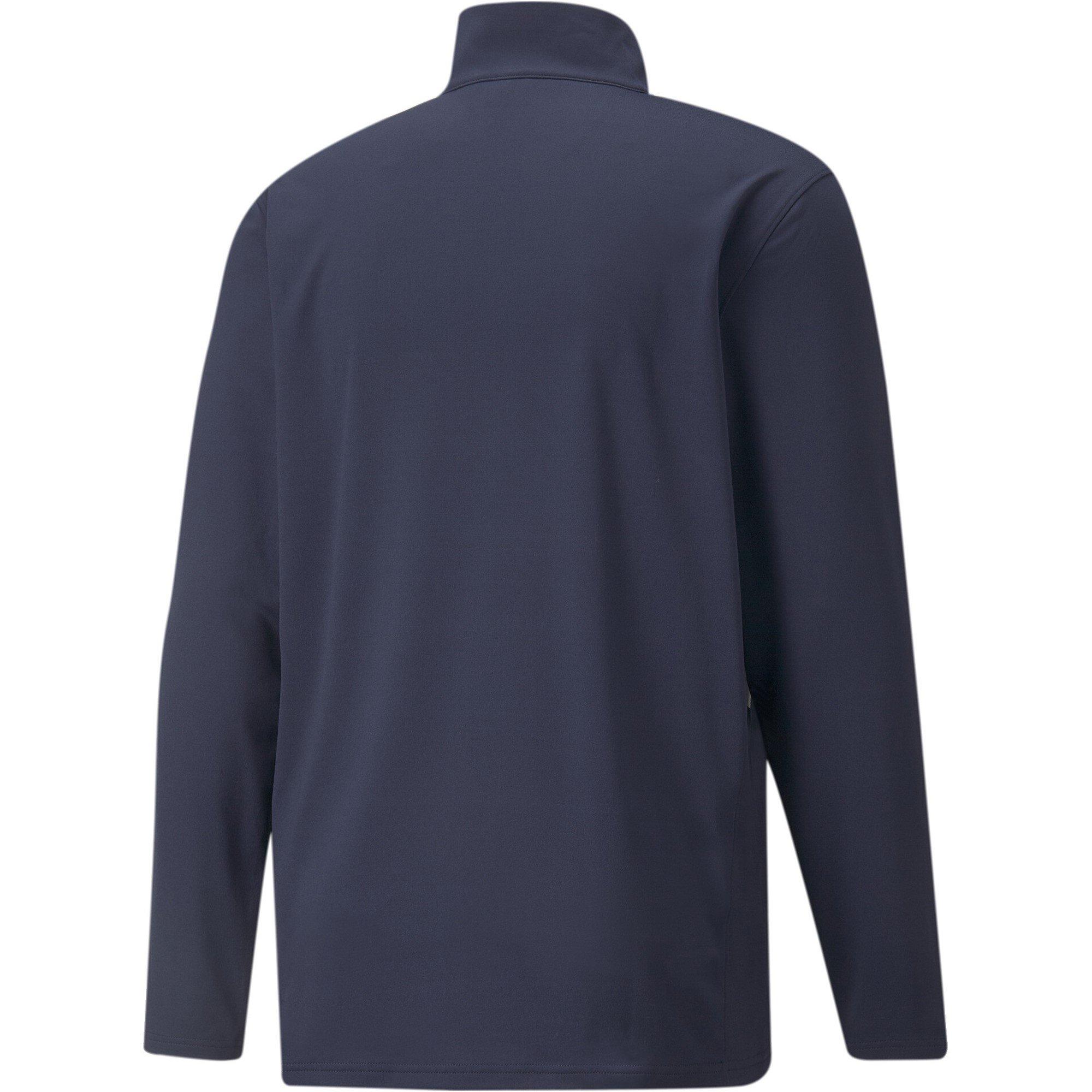Navy/Grey - Puma - Vista/4 Zipped Baselayer Top - 2