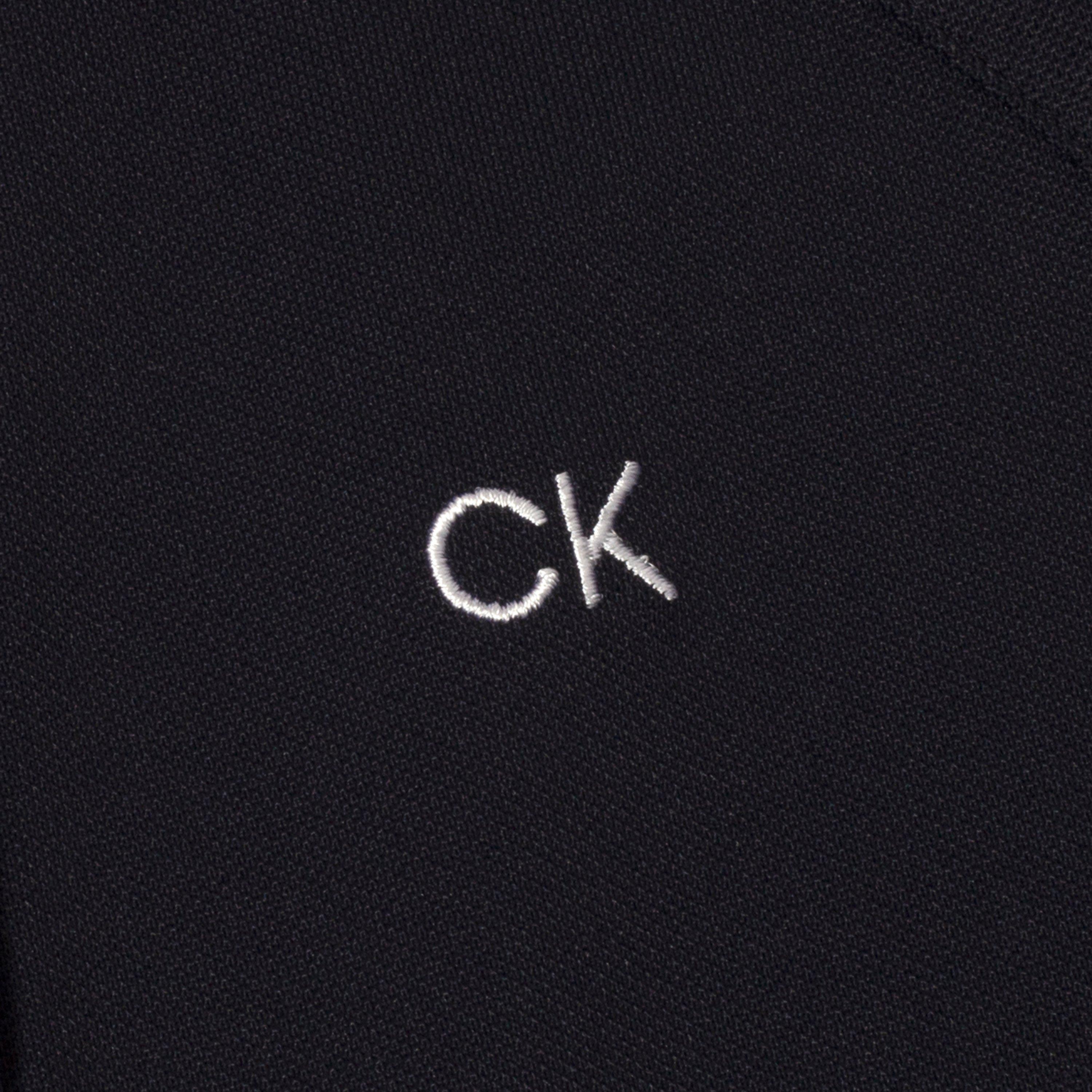 Navy White - Calvin Klein Golf - Short-Sleeve Performance Polo Shirt - 8