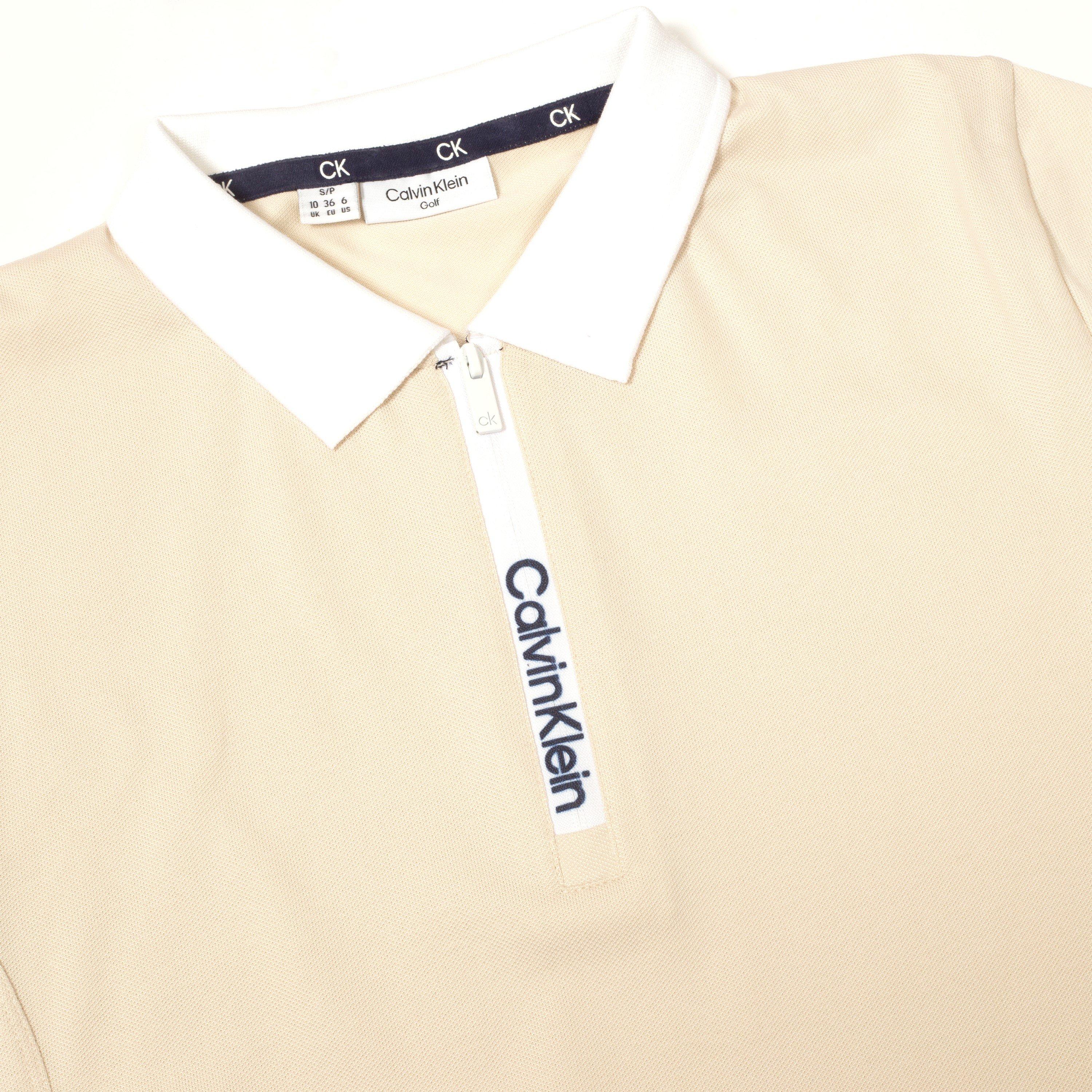 Birch White - Calvin Klein Golf - Short-Sleeve Performance Polo Shirt - 7