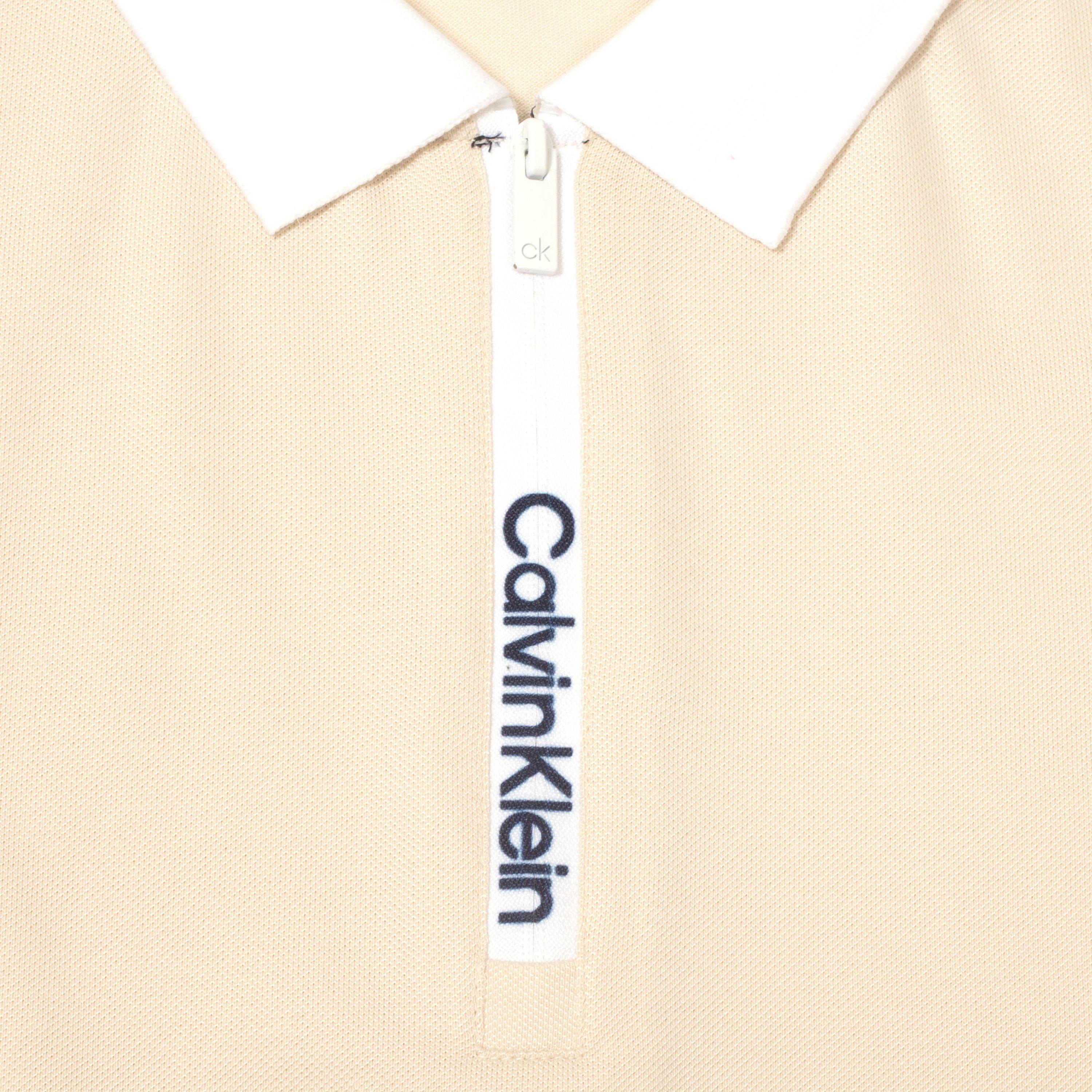 Birch White - Calvin Klein Golf - Short-Sleeve Performance Polo Shirt - 8