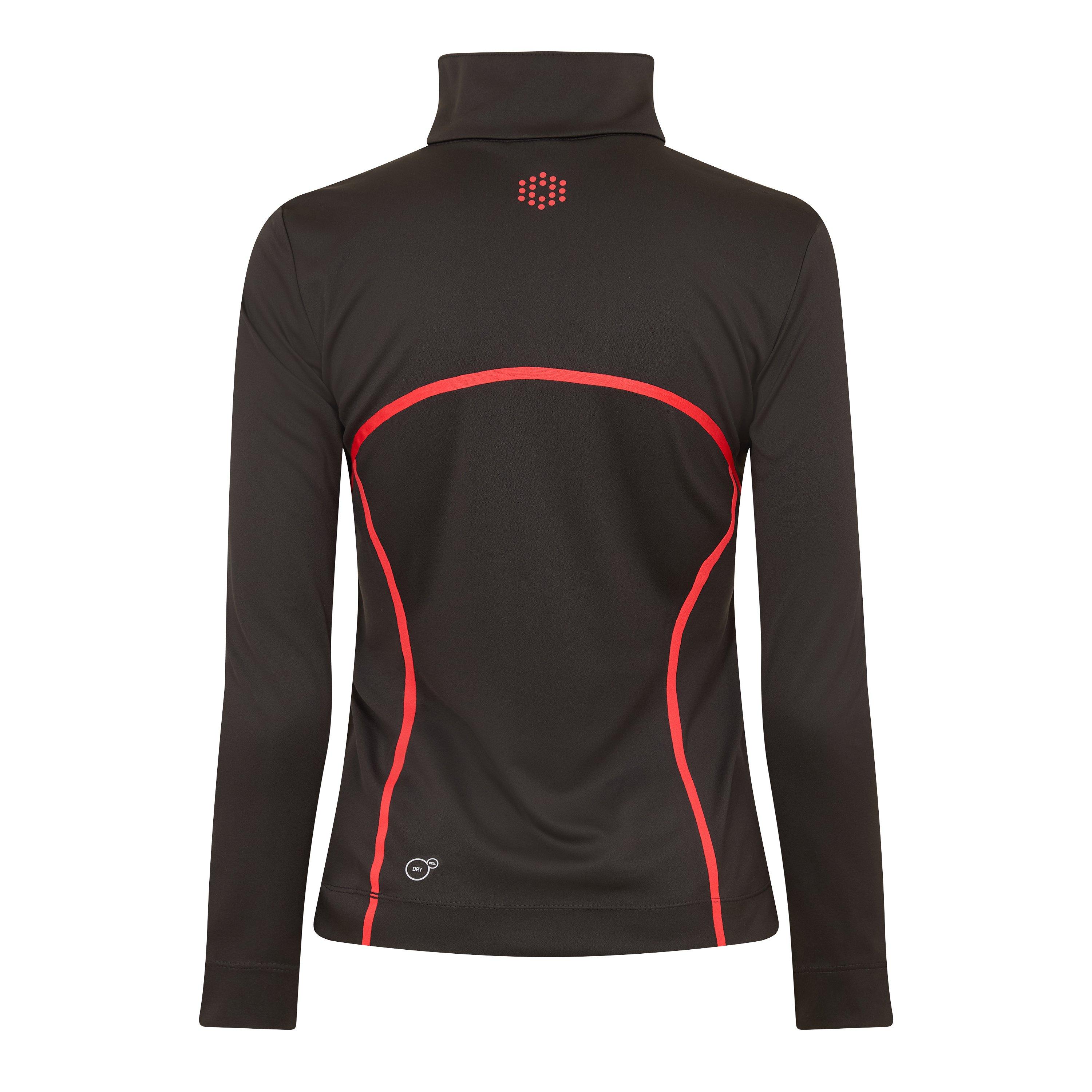 Black - Puma - (5) (Golf) Ls Stitch Tree Top Womens - 2