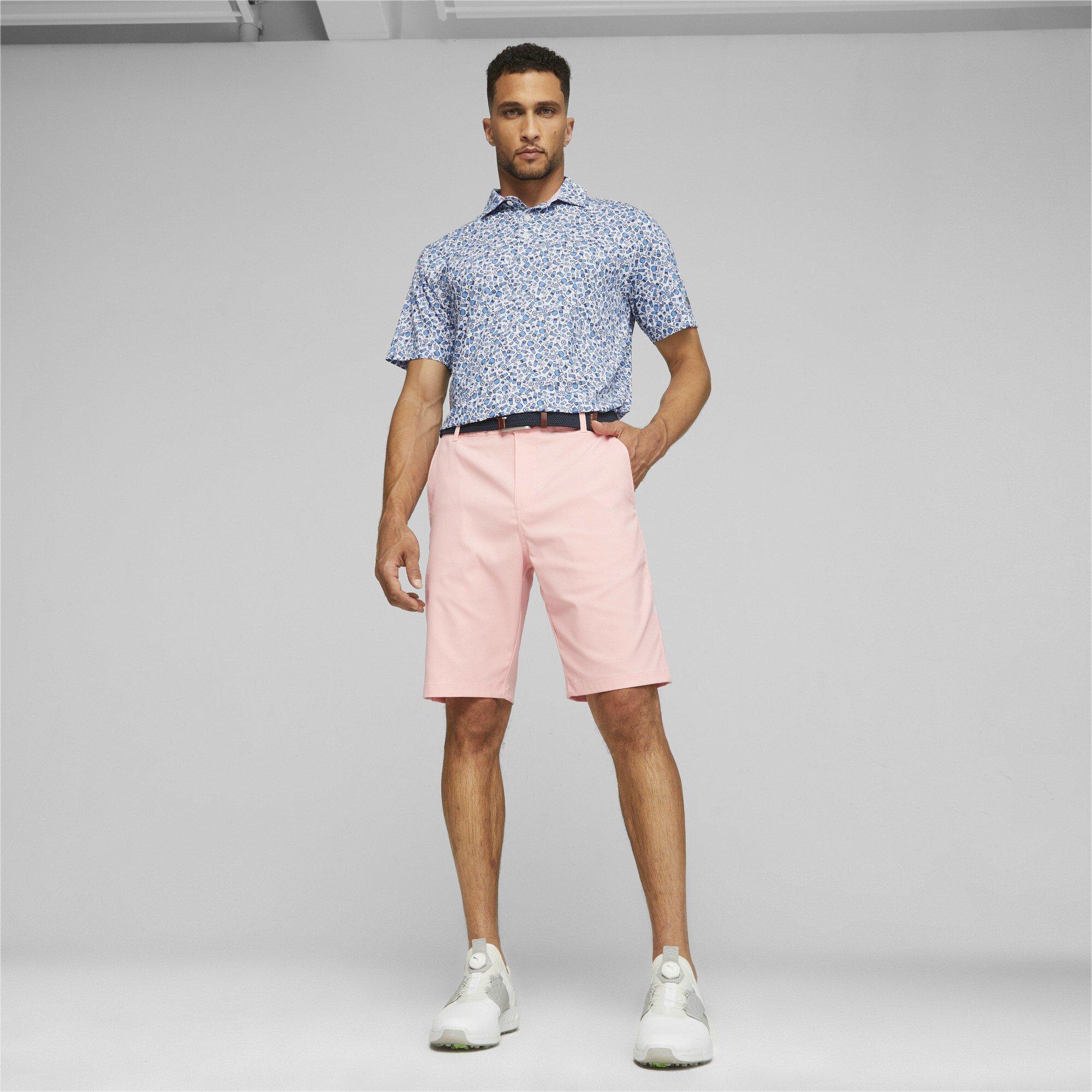 White/Ash - Puma - Mixer Short-Sleeve Performance Polo Shirt - 5