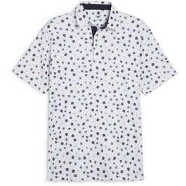 Puma Puma Cloudspun Floral Polo Shirt Mens