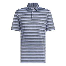 adidas Two Colour Striped Polo Shirt