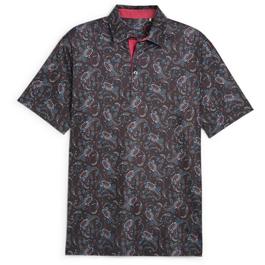 Puma Puma Cloudspun Paisley Polo Shirt Mens