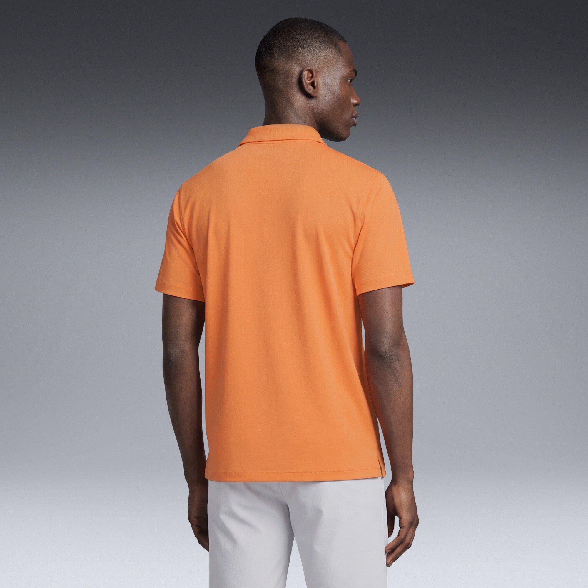 Melon Glow - Puma - Men's Pure 3.0 Short Sleeve Performance Polo Shirt - 4