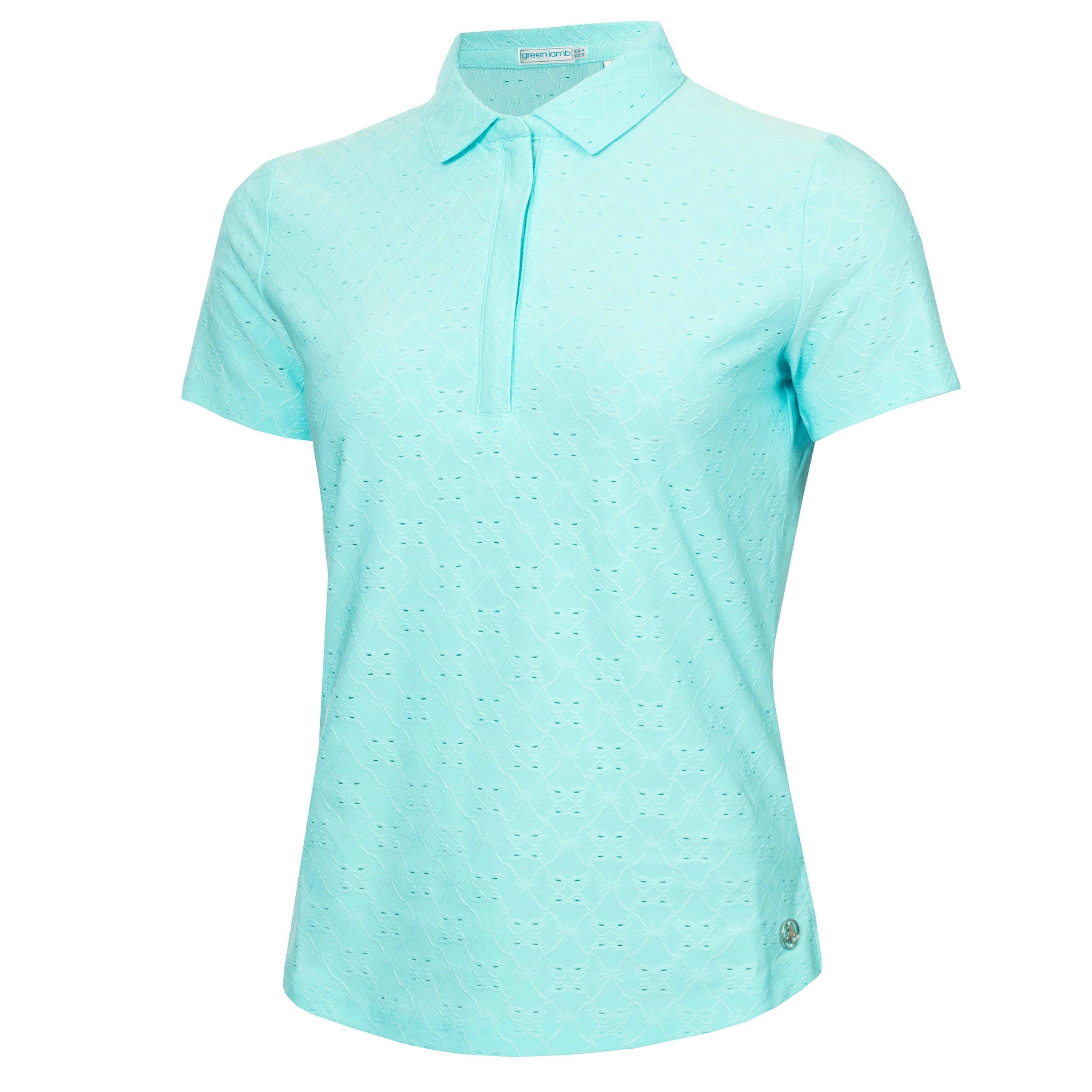 Aqua - Calvin Klein Golf - Women's Short-Sleeve Performance Polo Shirt - 1