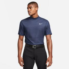 Nike Dri-FIT ADV Tiger Woods Men's Mock-Neck Jacquard Golf Polo