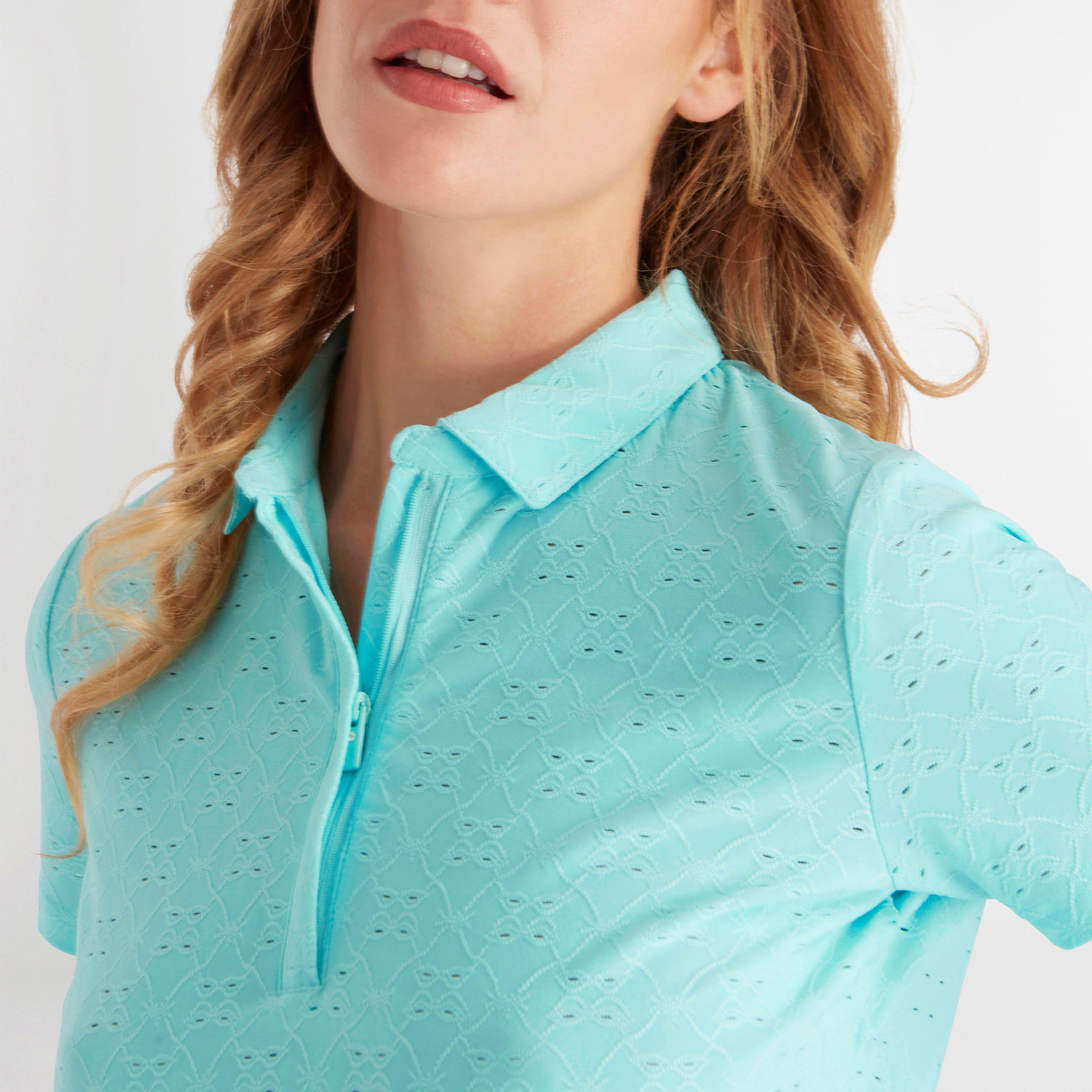 Aqua - Calvin Klein Golf - Short-Sleeve Performance Polo Shirt - 5